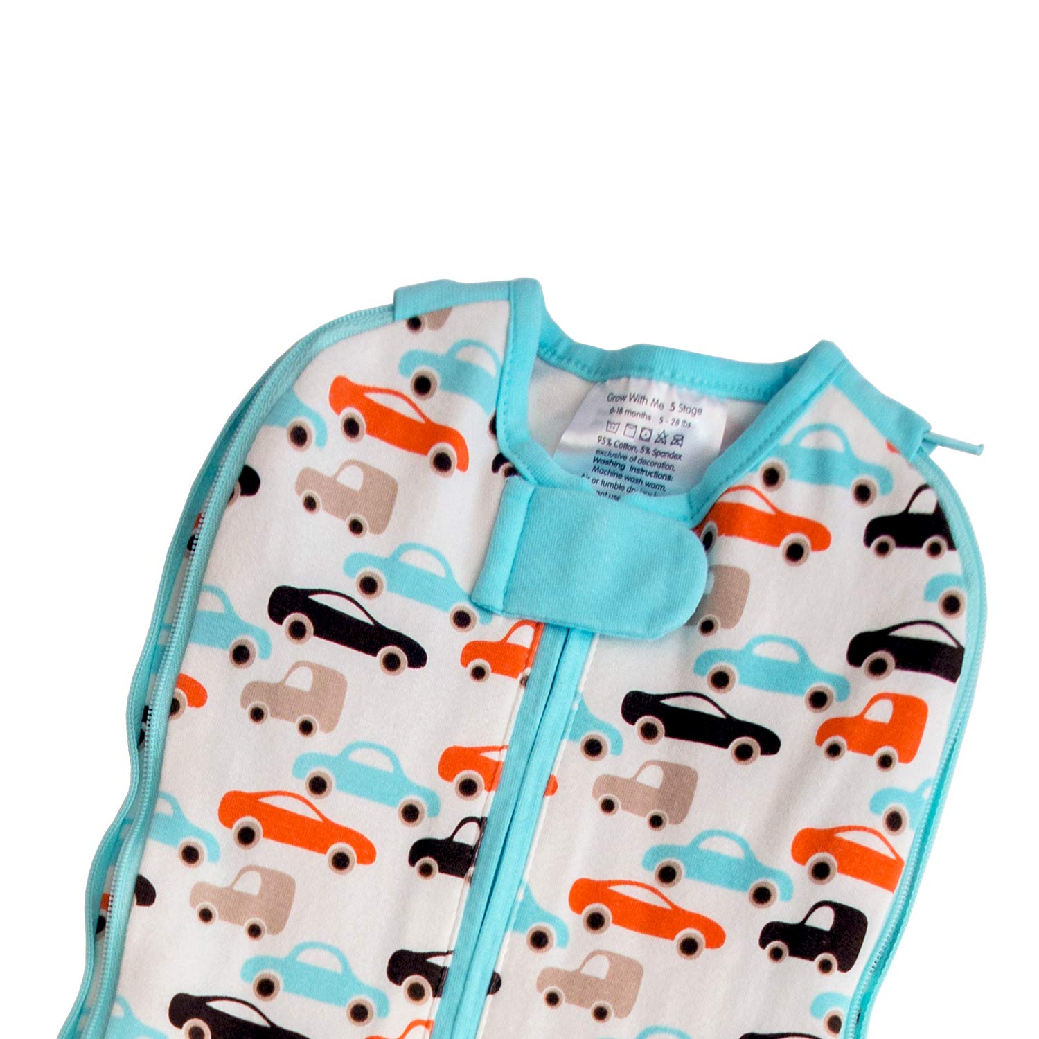 Woombie Grow with Me Baby Swaddle - Convertible Infant Swaddle for 0-9 Months | Expands to Wearable Blanket for Babies Up to 18 Months | Soft & Safe for Boys & Girls | Perfect for Sleeping, Swaddling & Comfort