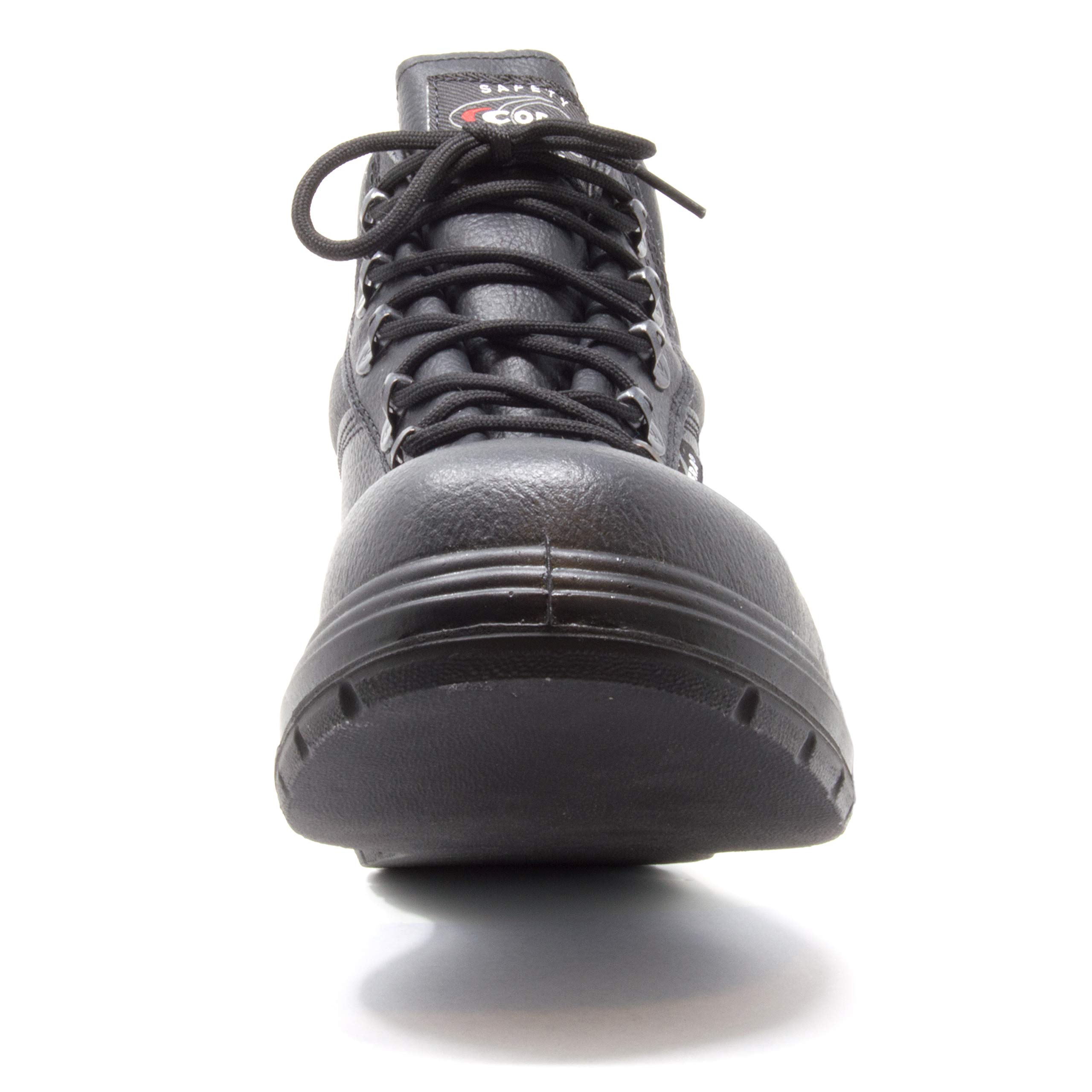 Cofra Heat Resistant Asphalt Work Shoes with Composite Safety Toe & Heat Defender Nitrile Rubber Outsole - Black - Ideal for Construction, Road Work & High-Temperature Environments