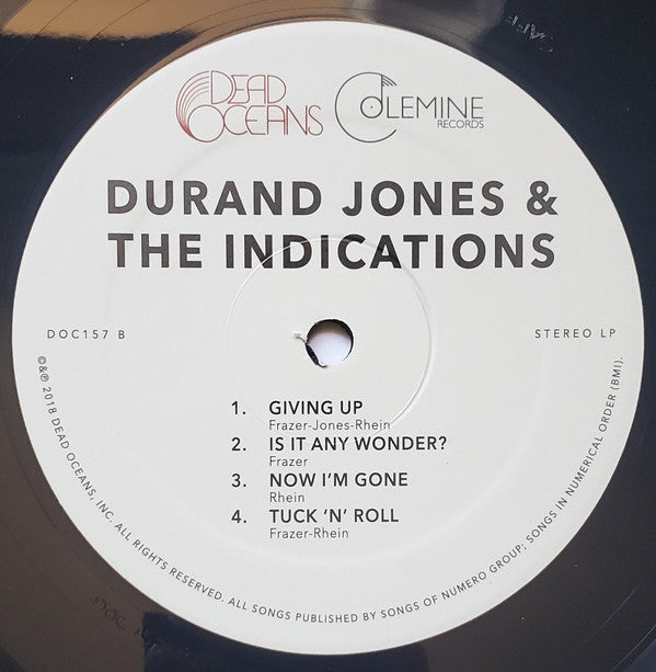 Durand Jones & The Indications Vinyl LP Album - Limited Edition 180g Reissue (Mint Condition) - Perfect for Jazz & Soul Music Collectors and Audiophiles