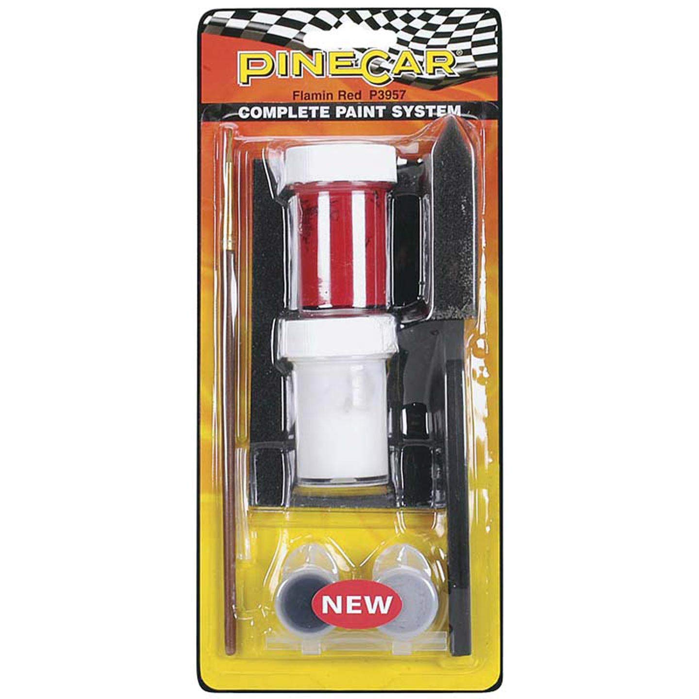 PineCar Derby Car Paint - Vibrant Red Color for Model Racing Cars | Perfect for Pinewood Derby, Soap Box Racing & DIY Wooden Car Projects