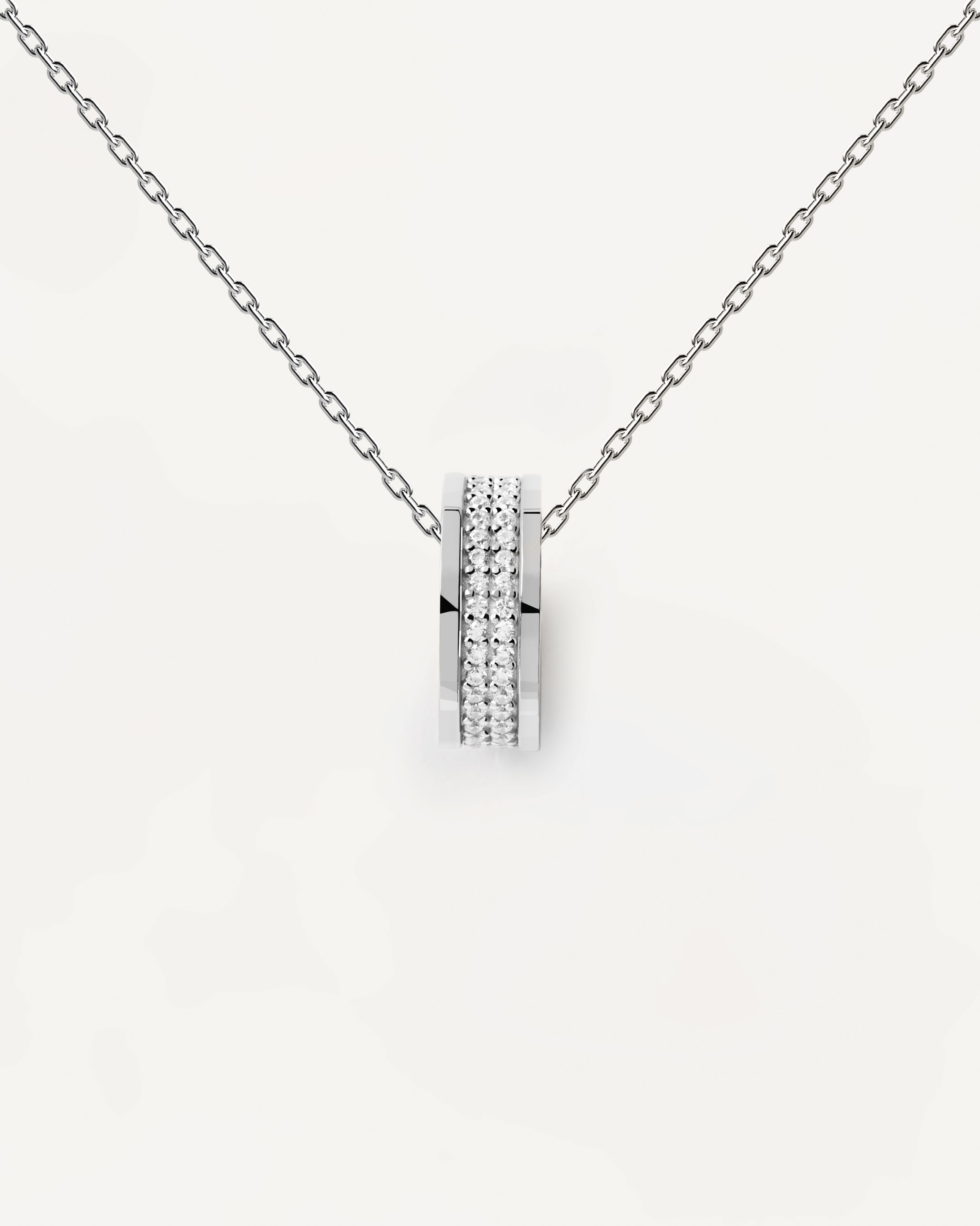 Atlas Silver Necklace for Women - Elegant Sterling Silver Jewelry Gift for Her - Perfect for Everyday Wear, Date Nights & Special Occasions