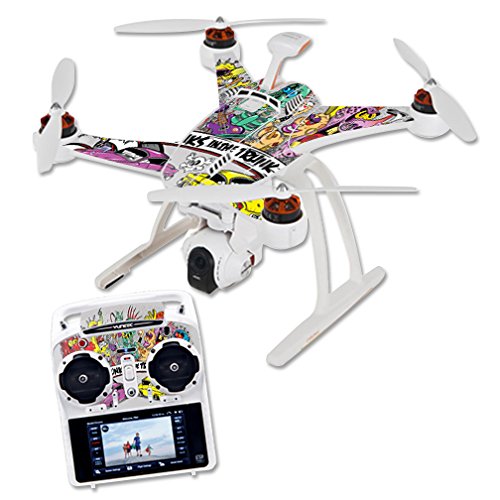 MightySkins Protective Vinyl Wrap Skin for Blade Chroma Drone - Custom Decorative Cover Sticker - Durable & Scratch-Resistant - Perfect for Aerial Photography, Racing, and Outdoor Adventures