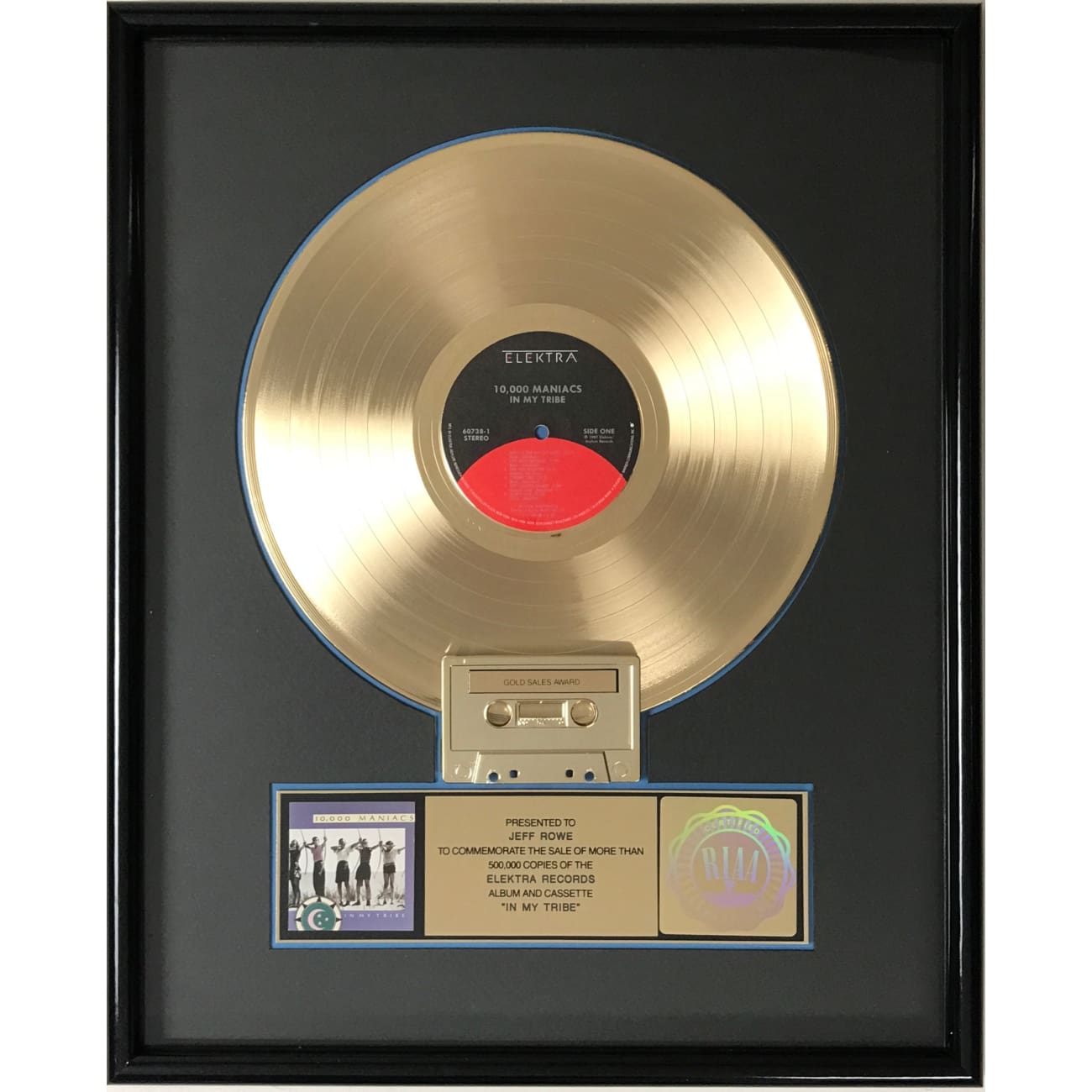 10,000 Maniacs - In My Tribe RIAA Gold Certified Album (Vinyl/CD/Digital) - Perfect for Music Collectors & 90s Alternative Rock Fans