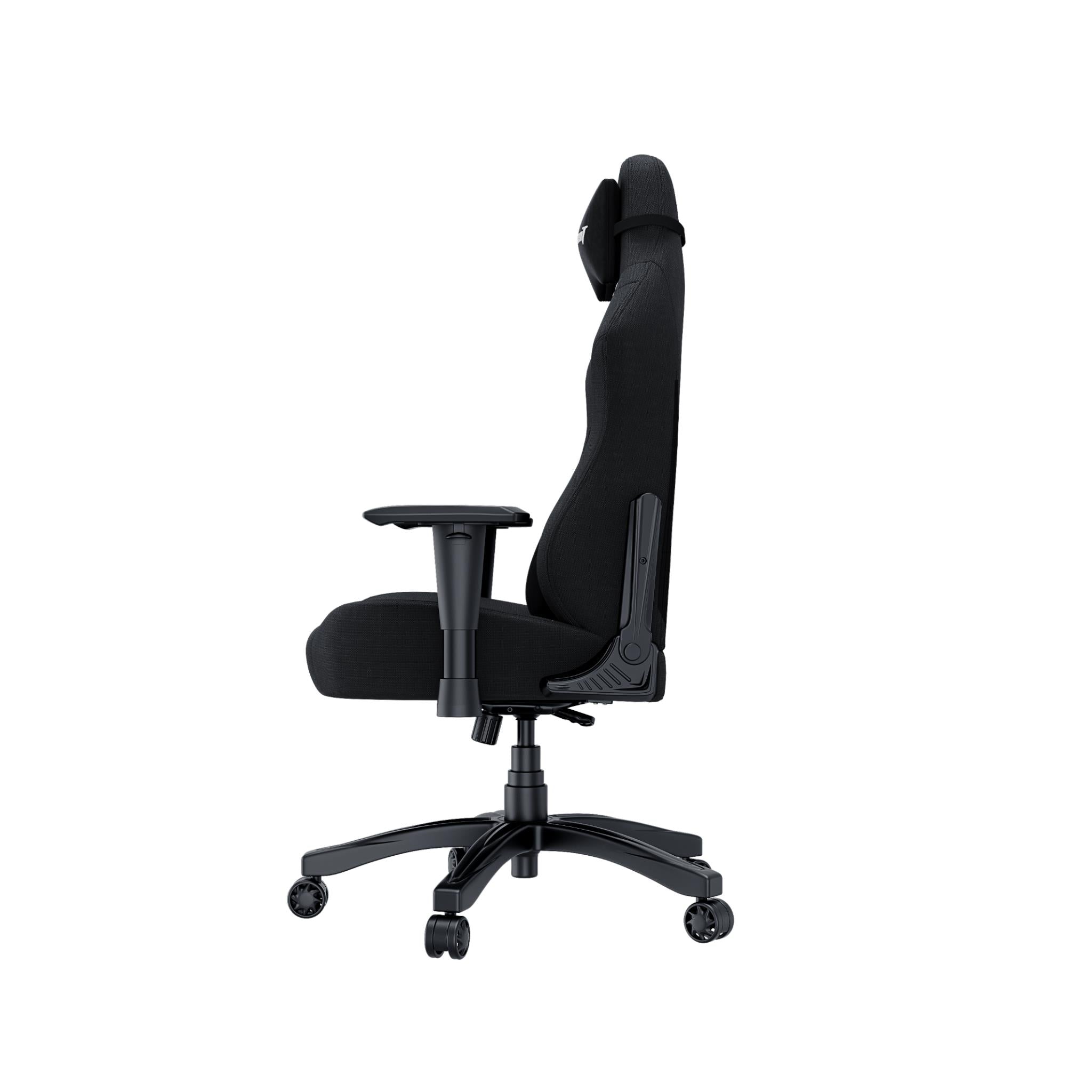 Anda Seat LUNA Fabric Gaming Chair - Ergonomic Office Chair with Lumbar Support for PC, Console & Home Gaming (Black) - Perfect for Esports, Streaming & Long Work Sessions