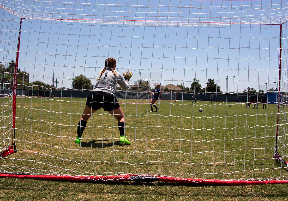 PowerNet Soccer Goal 12 x 6 Feet - Portable & Durable Soccer Net for Training, Backyard & Youth Games - Perfect for Practice, Matches & Outdoor Sports Activities