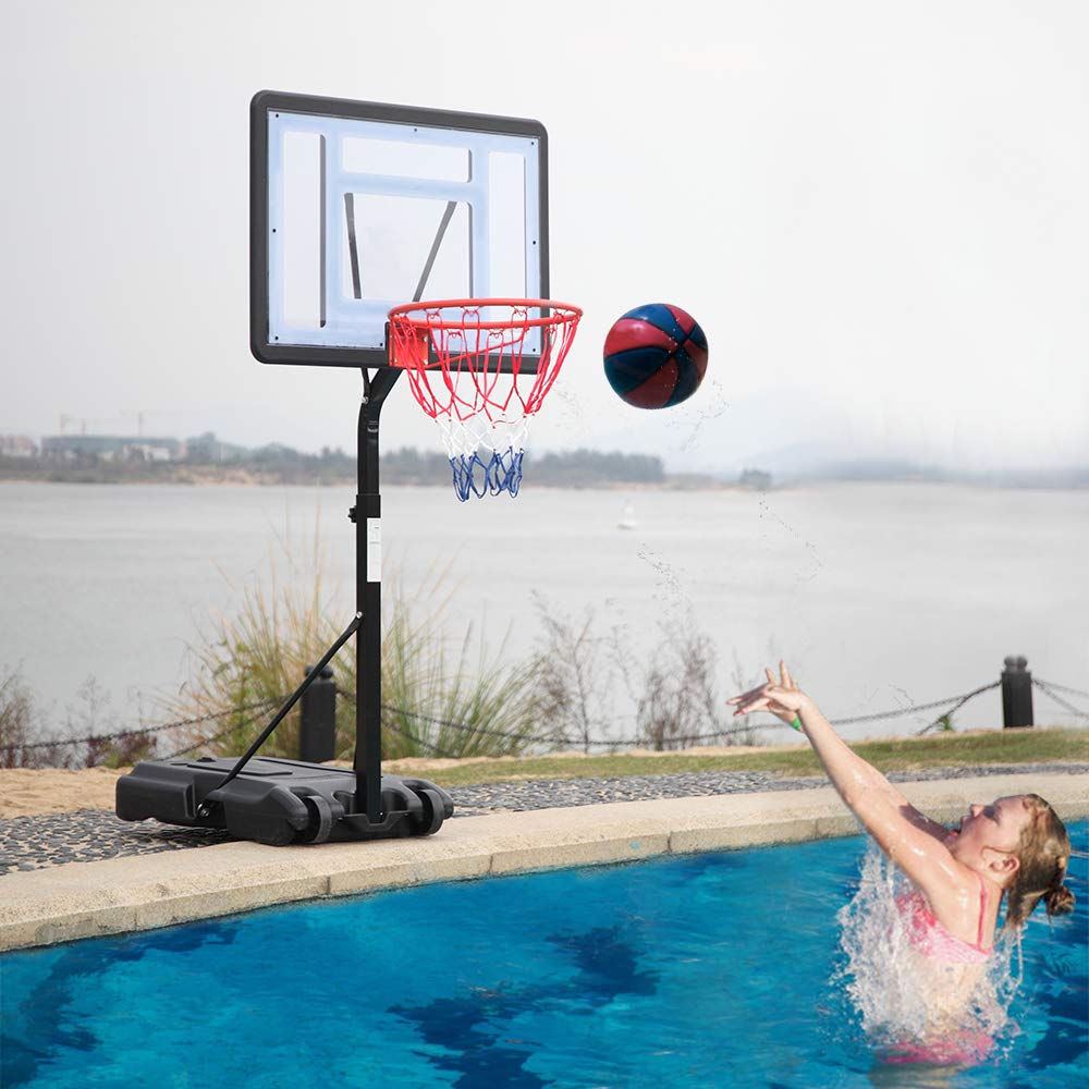 Adjustable Pool Basketball Hoop 45-53