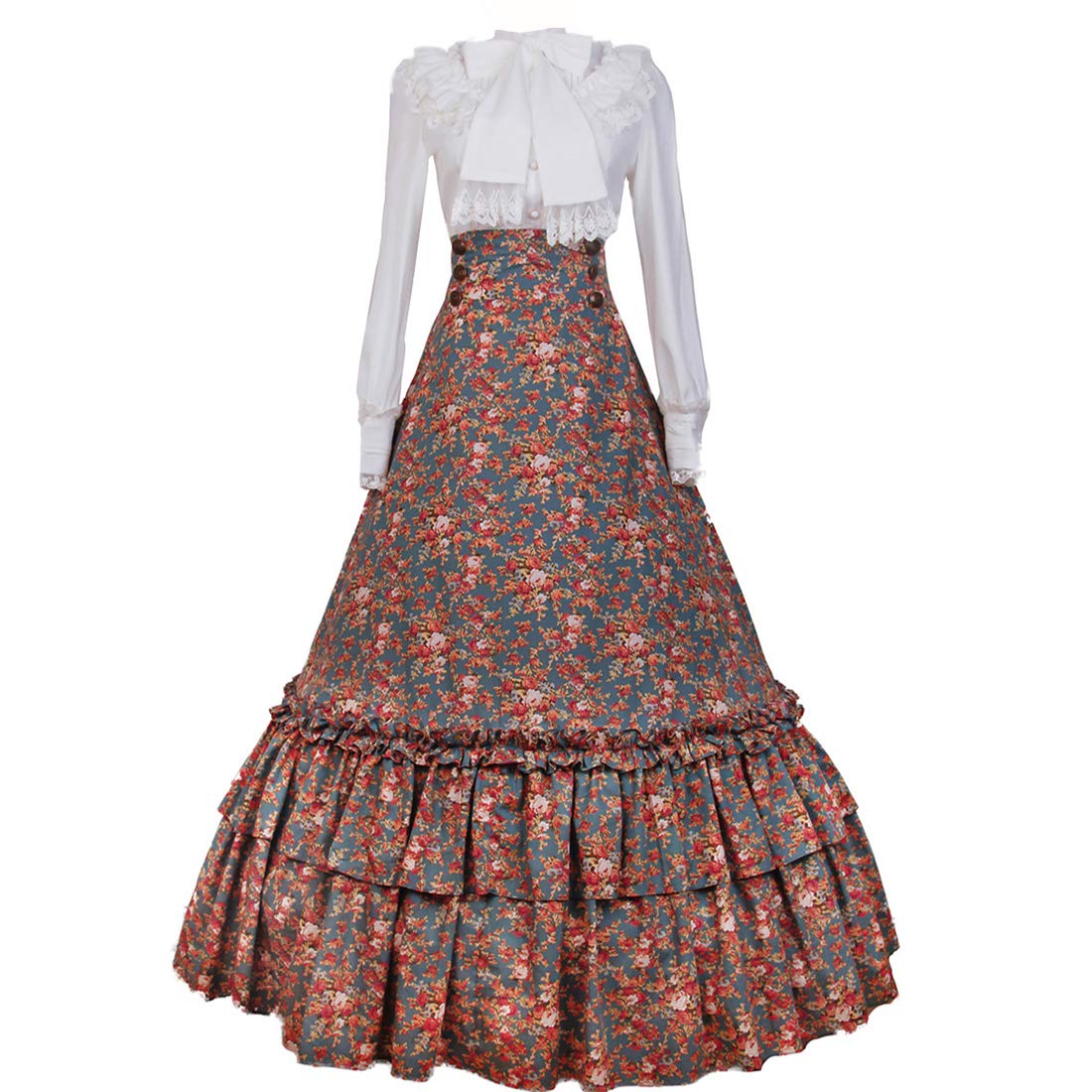 Elegant Victorian Ball Gown Dress for Women - Marie Antoinette Inspired Costume | Perfect for Halloween, Cosplay, Themed Parties & Historical Reenactments
