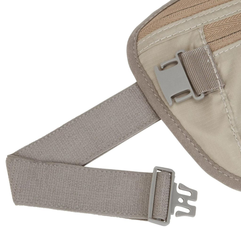 Eagle Creek RFID Blocker Money Belt DLX - Anti-Theft Travel Wallet for Passport & Cash (Tan) | Secure & Comfortable for International Travel, Hiking, and Daily Commute