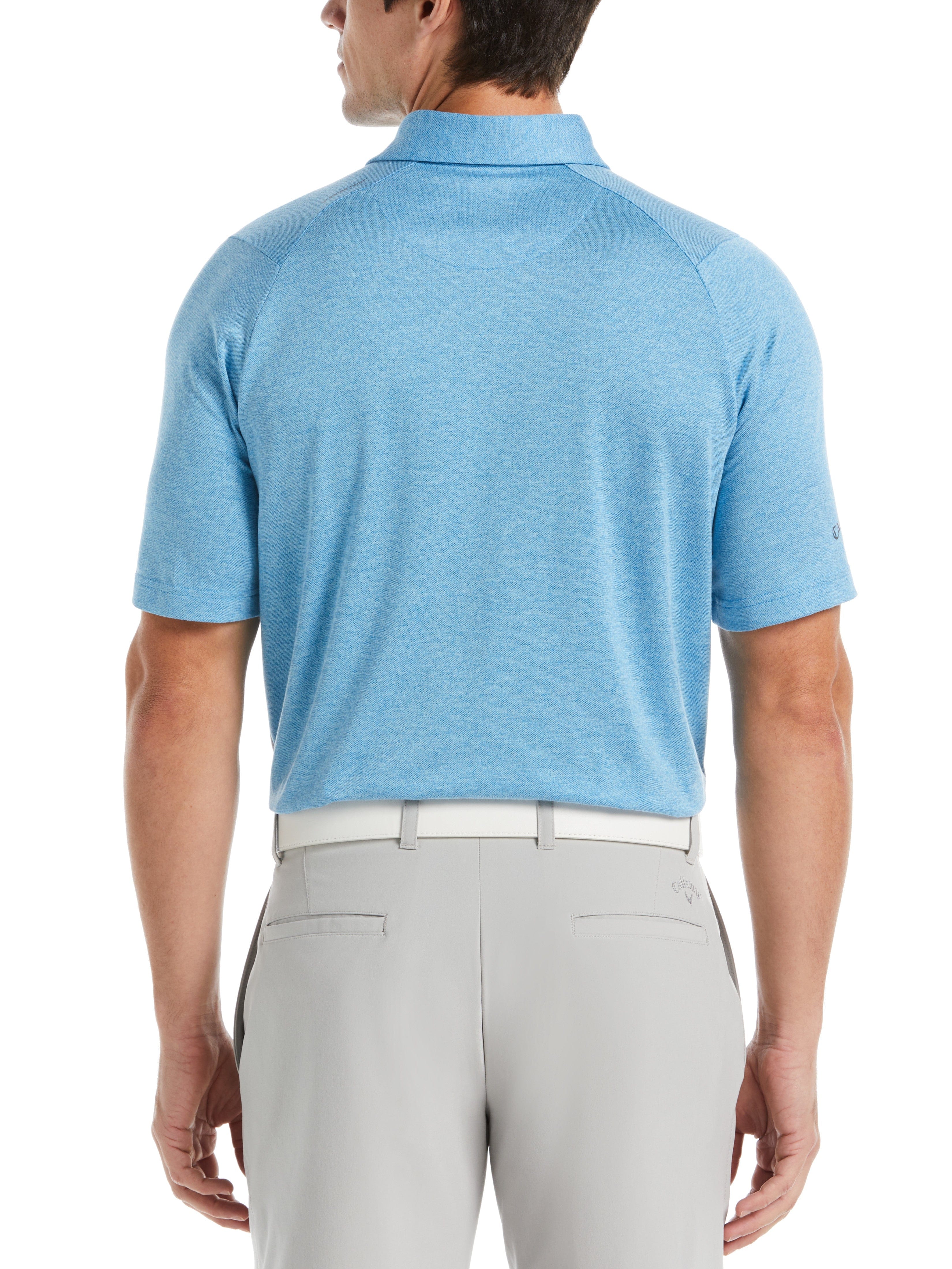 Men's Soft Touch Color Block Golf Polo Shirt - Breathable & Moisture-Wicking Performance Tee for Golf, Casual Wear & Outdoor Activities