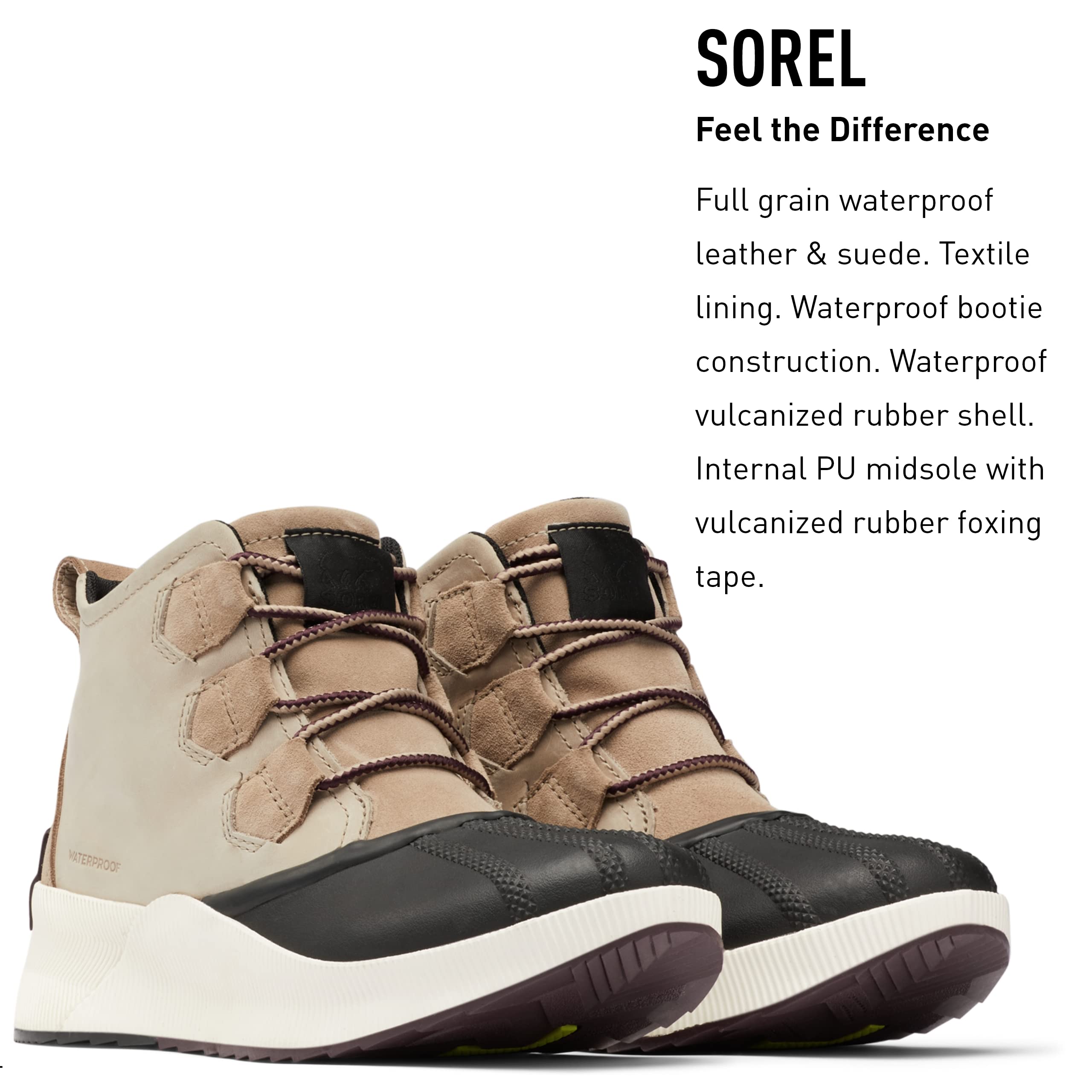 Sorel Women's Out N About III Classic Waterproof Winter Boots - Warm Snow Boots for Hiking, Walking & Outdoor Activities in Cold Weather