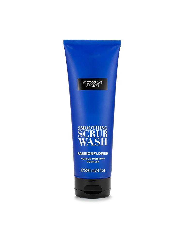 Victoria's Secret Body Smoothing Scrub Wash with Passionflower - Exfoliating & Hydrating Body Wash for Soft Skin | Perfect for Shower & Spa Day Self-Care Routine