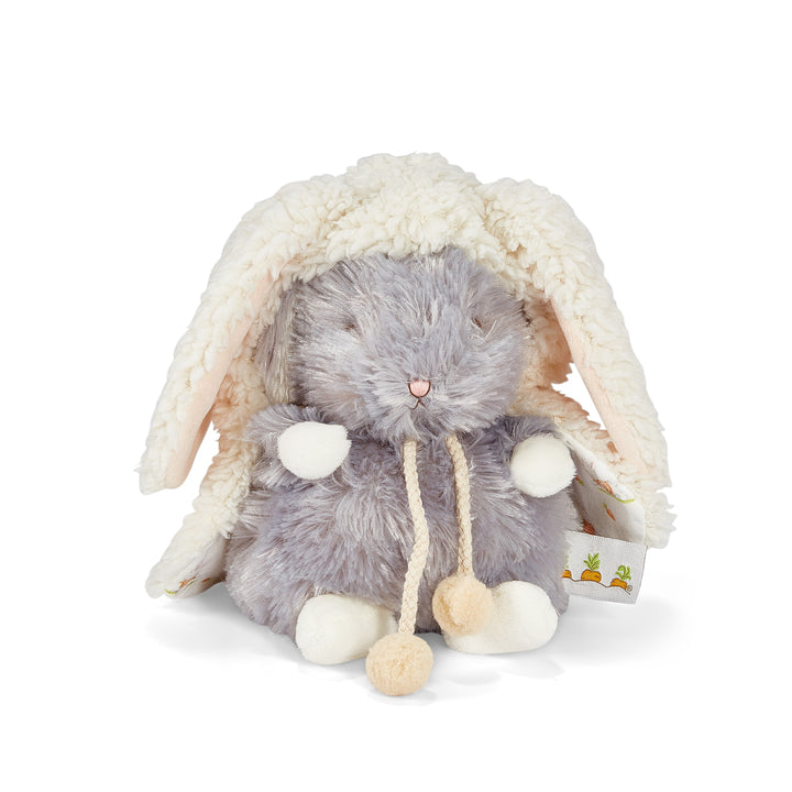 Kiddo's Closet Bunny Cape - Soft Cream Baby Hooded Cape for Easter & Photo Shoots - Perfect for Newborn Photoshoots, Easter Bunny Costume, and Spring Baby Outfits