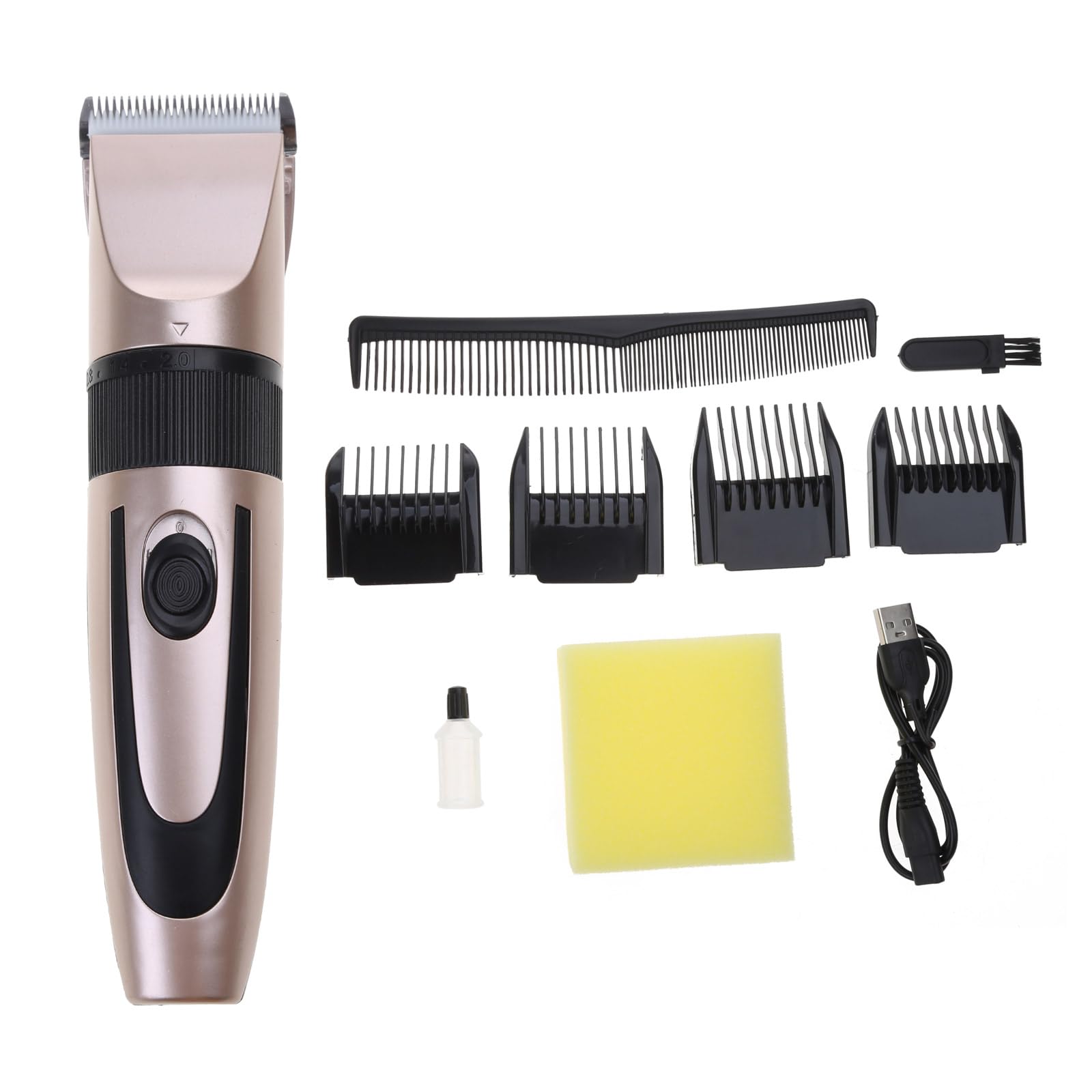 Professional Cordless Rechargeable Hair Clippers for Men & Women - Electric Hair Trimmer with Master Engraving Technology - Salon-Grade Hair Cutting & Styling Tool for Home Barbering & Grooming (Perfect for DIY Haircuts, Beard Trimming & Pet Grooming)