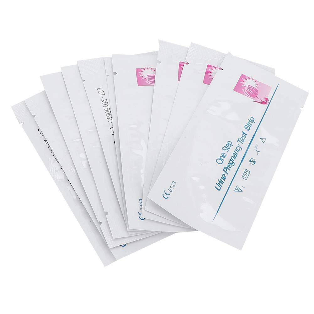 Qkiss 10Pcs Ovulation and Pregnancy Test Strips - Highly Sensitive HCG Urine Tests for Early Pregnancy Detection | Fast & Reliable Home Fertility Tests for Women | Perfect for Trying to Conceive, Tracking Fertility Windows, and Early Pregnancy Confirmation