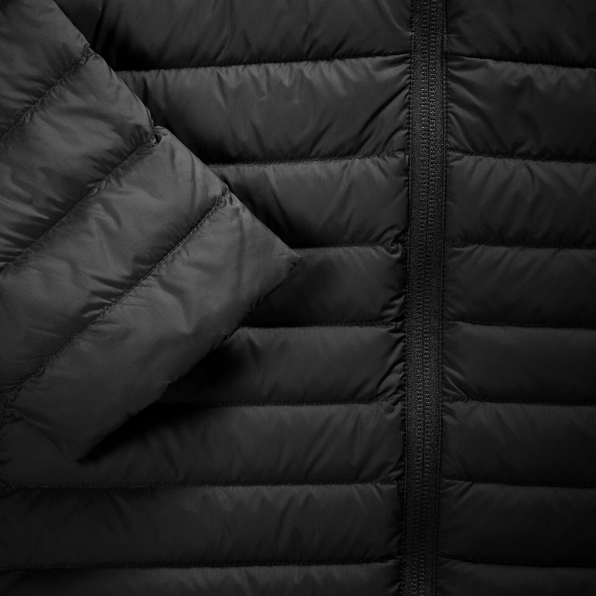Forclaz Women's MT100 Hooded Down Puffer Jacket - Lightweight Warm Winter Coat for Hiking, Skiing & Outdoor Activities