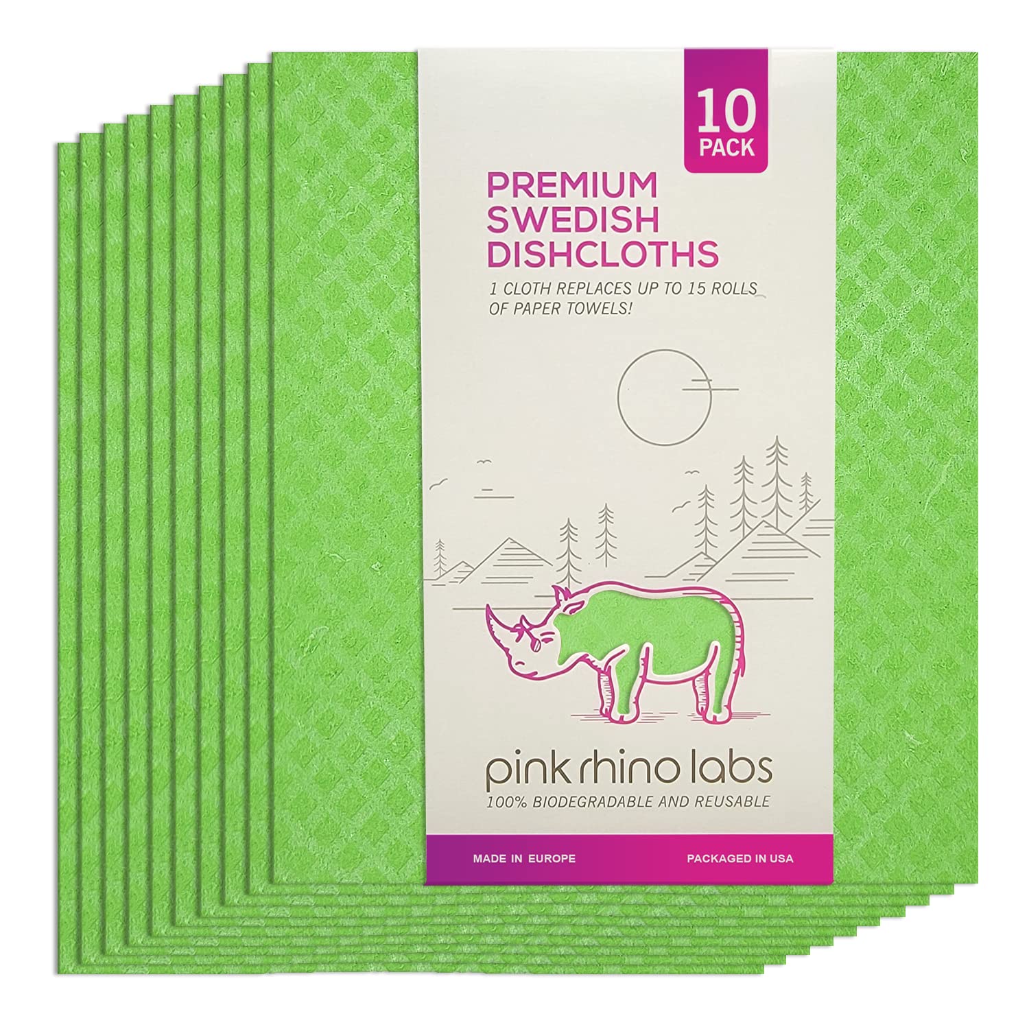 **Eco-Friendly Swedish Dishcloths Set – Super Absorbent Reusable Kitchen Towels & Sponge Cloths for Dishes, Countertops & Cleaning – Biodegradable Cellulose Sponge (Perfect for Eco-Conscious Homes & Zero Waste Kitchens)**    *(Use Scenes: Ideal for daily dishwashing, countertop cleaning, wiping spills, and replacing paper towels – great for sustainable households, RVs, camping, and eco-friendly gifts.)*