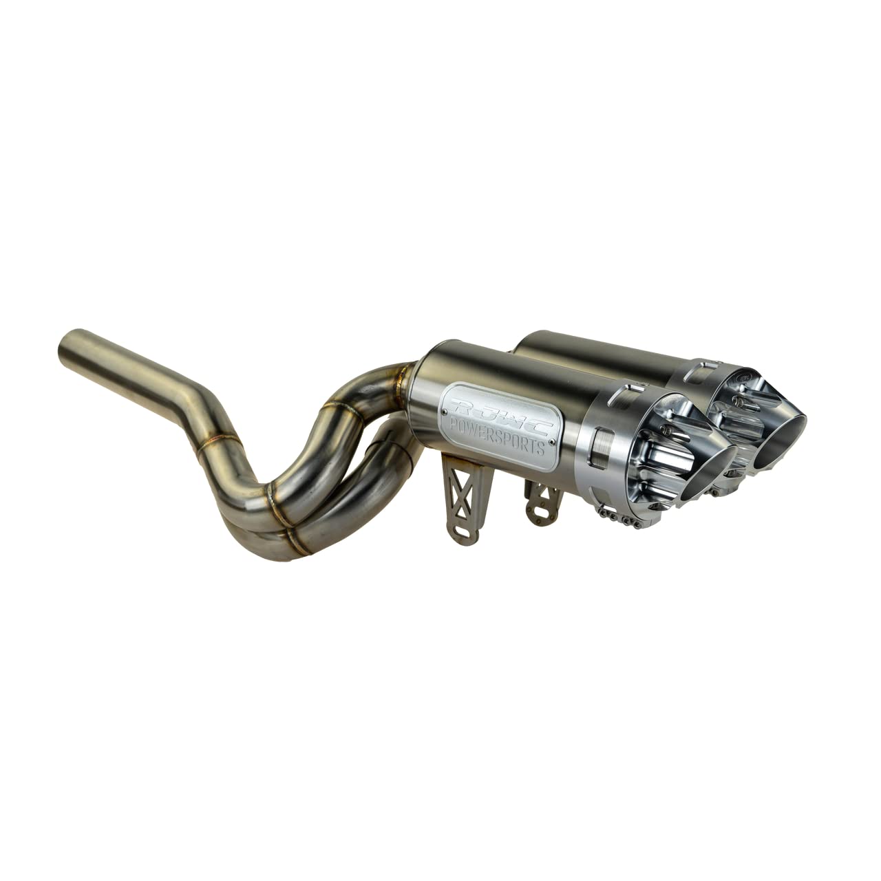Can Am Renegade XMR Centered Dual Slip On Exhaust System - High Performance ATV/UTV Exhaust for Off-Road & Trail Riding Adventures
