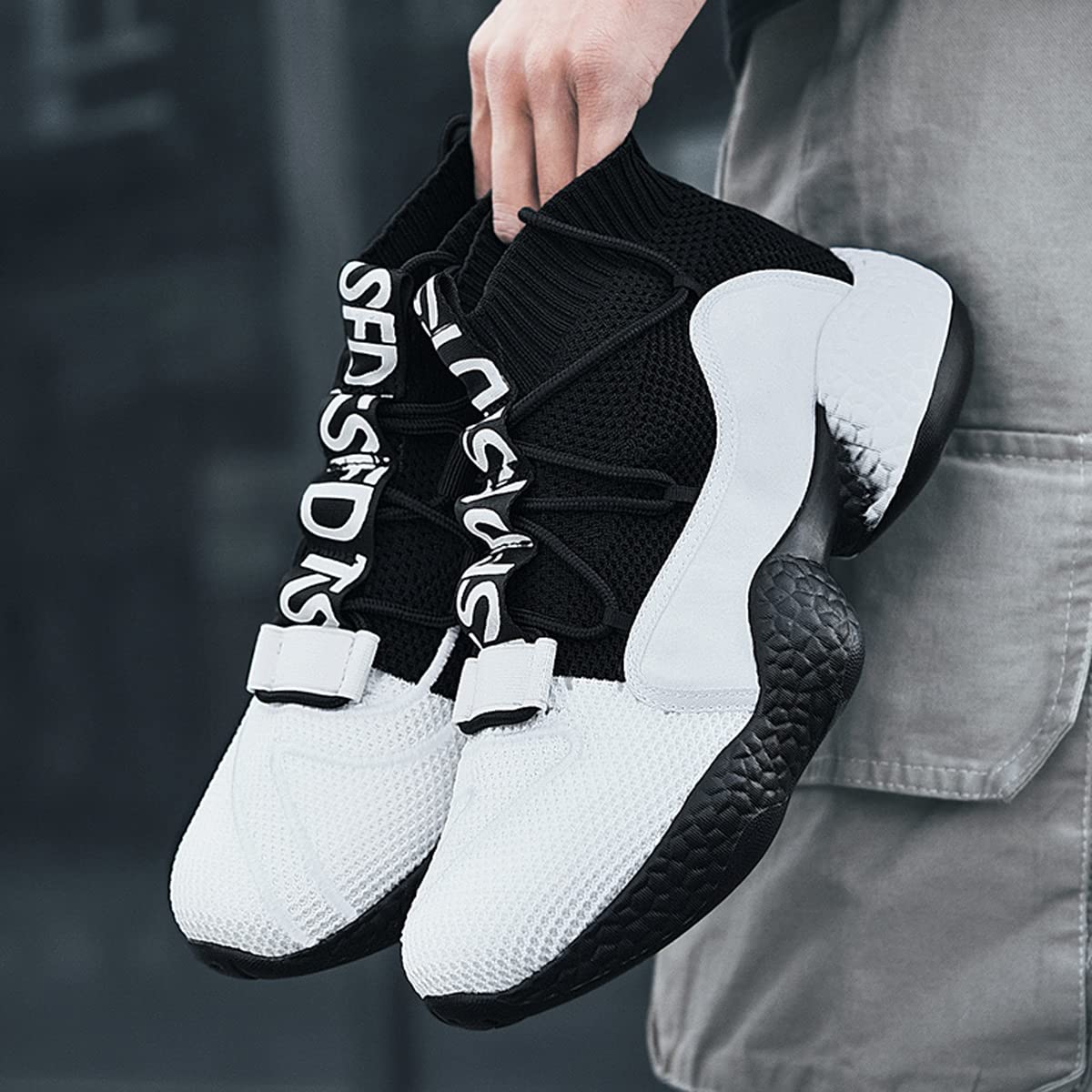 LIBINXIF Women's & Men's Breathable Non-Slip Sneakers - Lightweight Walking Shoes for Couples, Running & Training - Comfortable Sock Shoes for Everyday Wear, Gym & Outdoor Activities