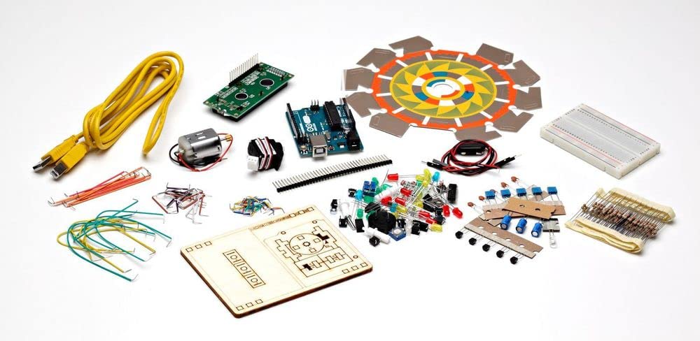 Official Arduino Starter Kit Deluxe Bundle with Make: Getting Started Book - Open Source Electronics Prototyping Platform for Beginners | Perfect for STEM Education, DIY Projects & Robotics Learning