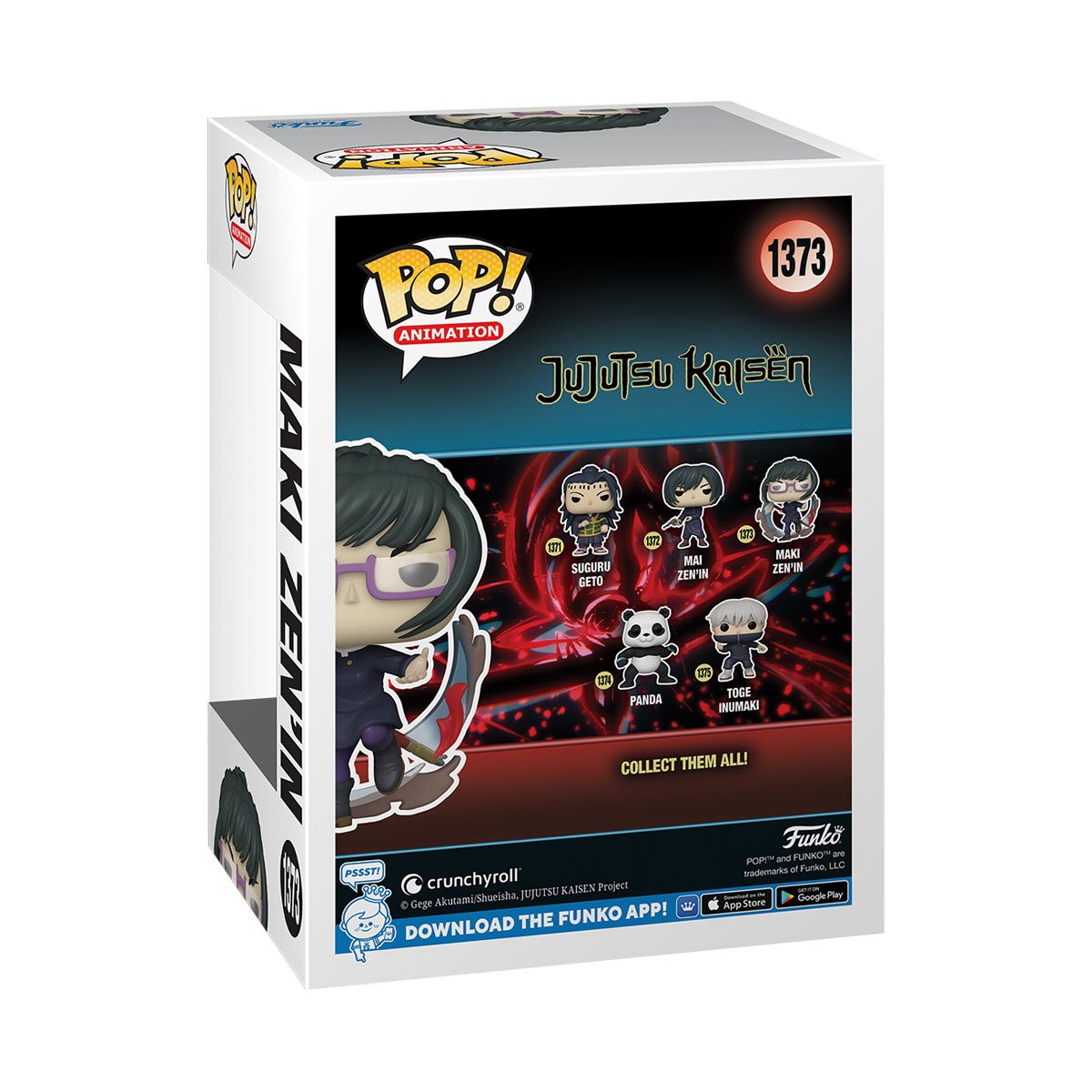 Jujutsu Kaisen Maki Zen'in Funko Pop! Vinyl Figure #1373 - Anime Collectible for Fans | Perfect for Display, Gifts & Anime Collections