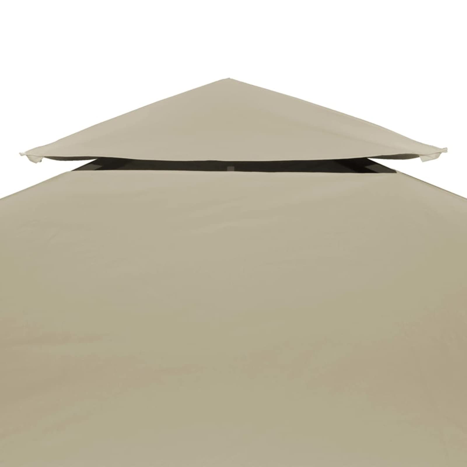Shubiao 10'x13' Beige Gazebo Cover Canopy Replacement - 9.14 oz/yd² Heavy Duty Pergola Top & Grill Gazebo Replacement - Perfect for Outdoor Patio, Backyard, Garden, and Poolside Protection