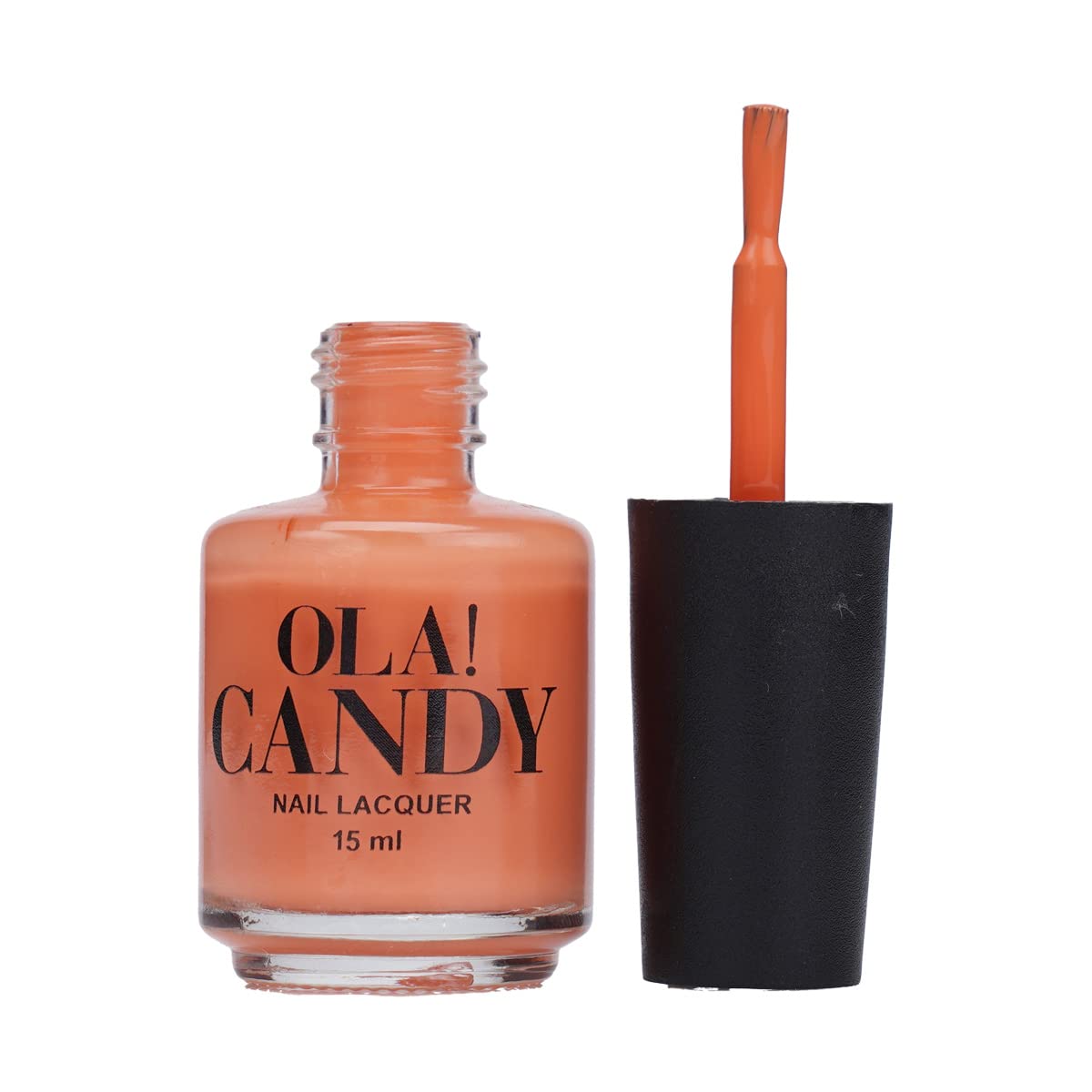 Ola Candy Coral Me Maybe Nail Polish - 15ml Long Lasting Vegan Nail Lacquer - Perfect for Summer, Beach Vacations & Manicures