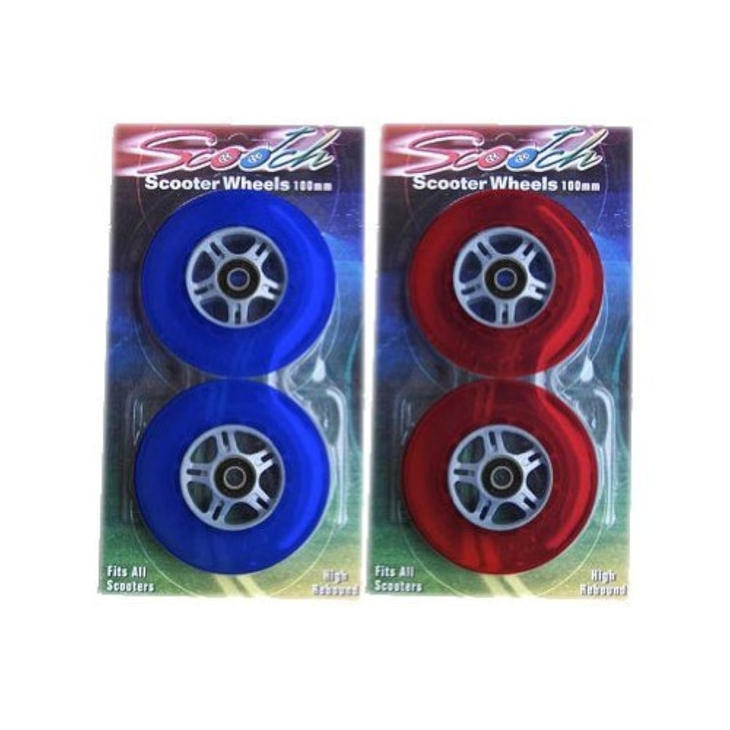 RAZOR KICK SCOOTER with 4 Wheels - Blue & Red Colors, Smooth Bearings for Kids & Teens | Perfect for Commuting, School, and Outdoor Fun
