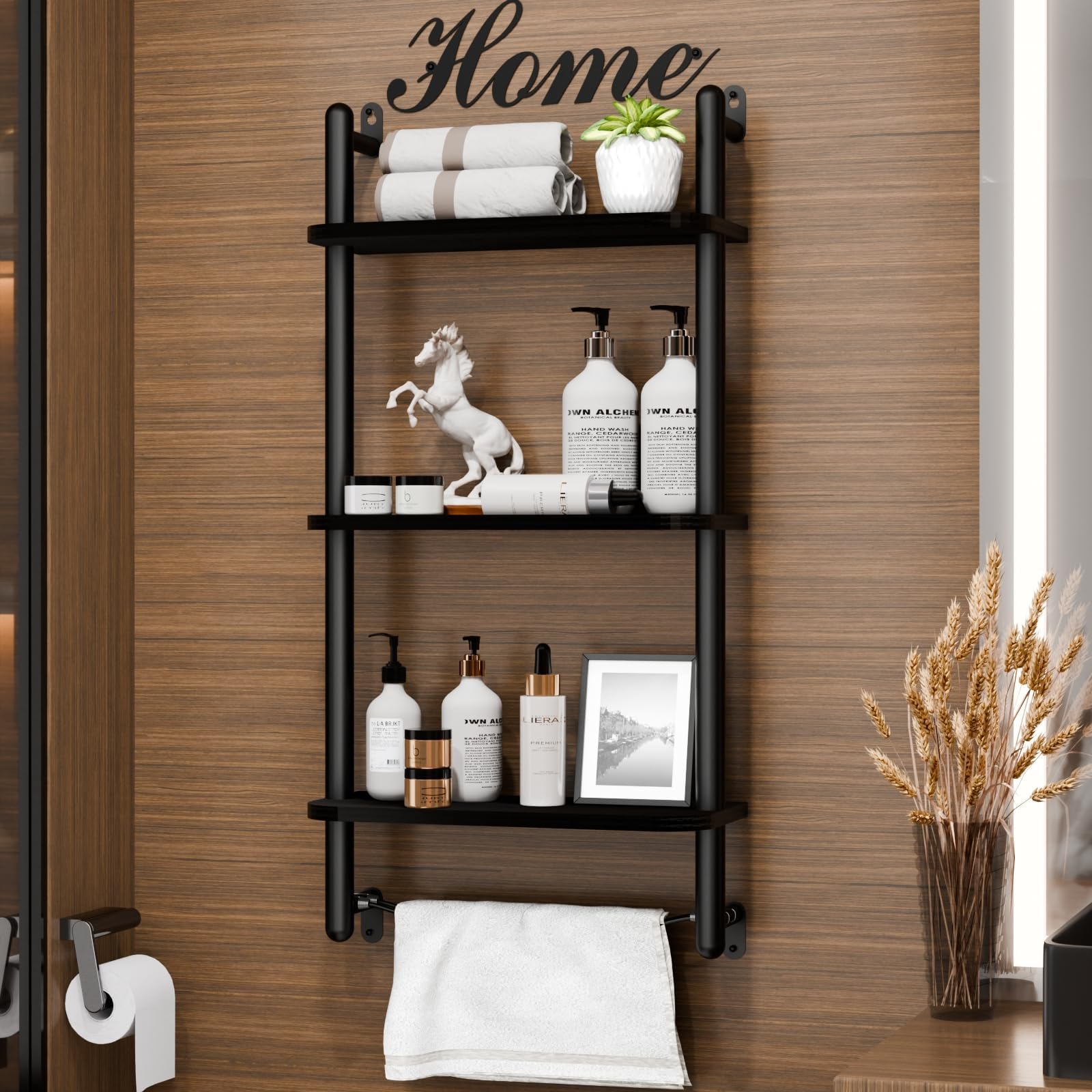 Floating Shelves for Bathroom - 3-Tier 16.9