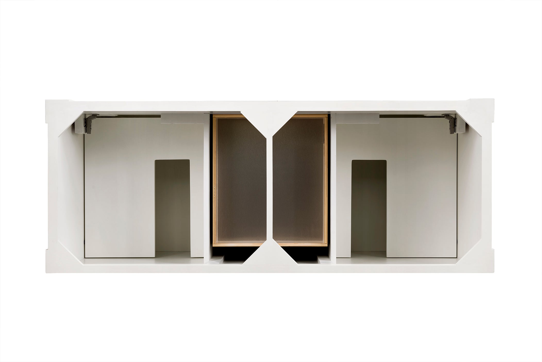 Brookfield 60-Inch Double Vanity Sink - Bright White Bathroom Vanity with Dual Sinks, Soft-Close Drawers & LED Mirrors | Perfect for Master Bathroom Remodel & Luxury Home Decor