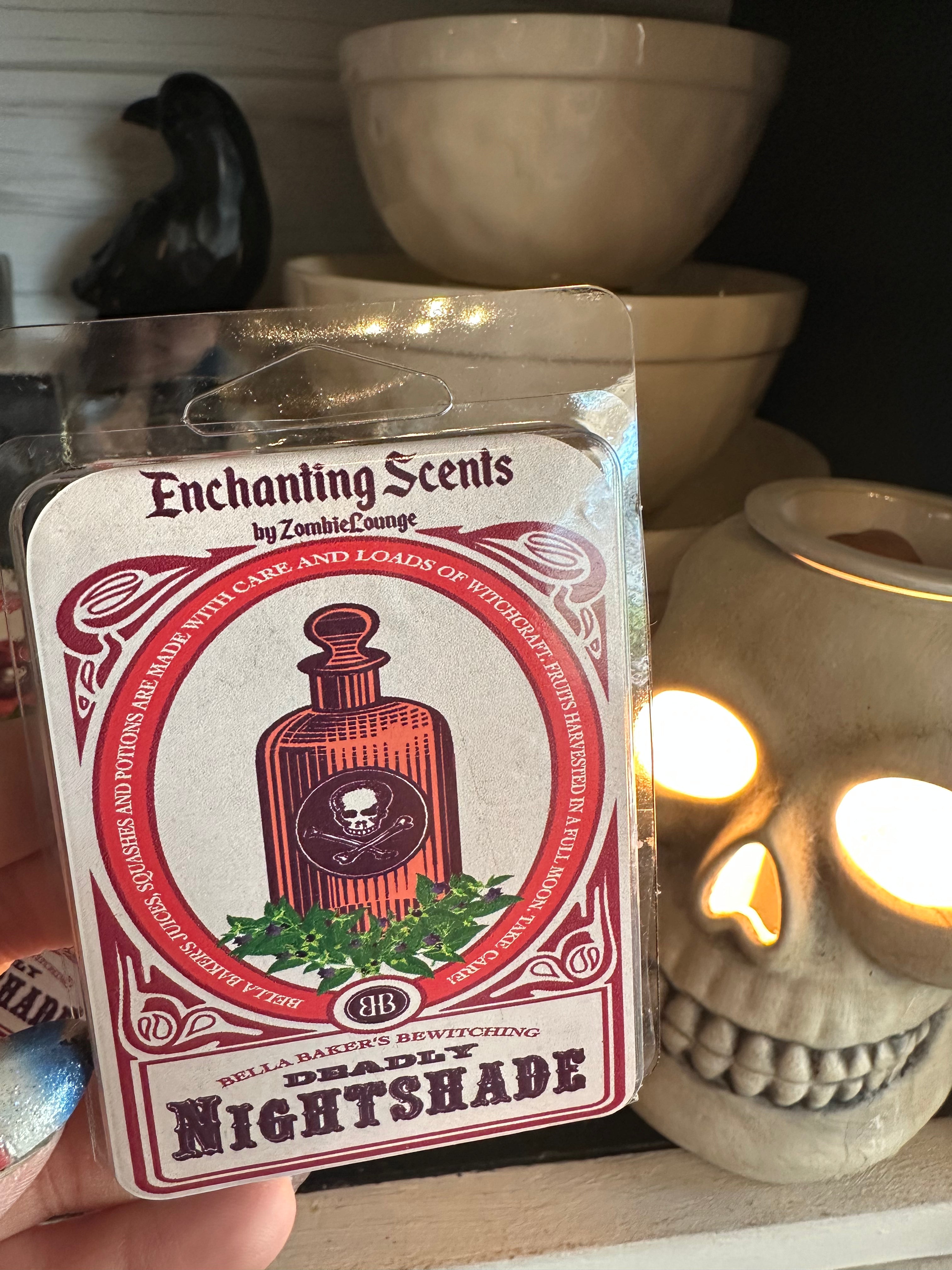 Deadly Nightshade Scented Wax Melts for Home Fragrance - Perfect for Aromatherapy, Relaxation & Stress Relief
