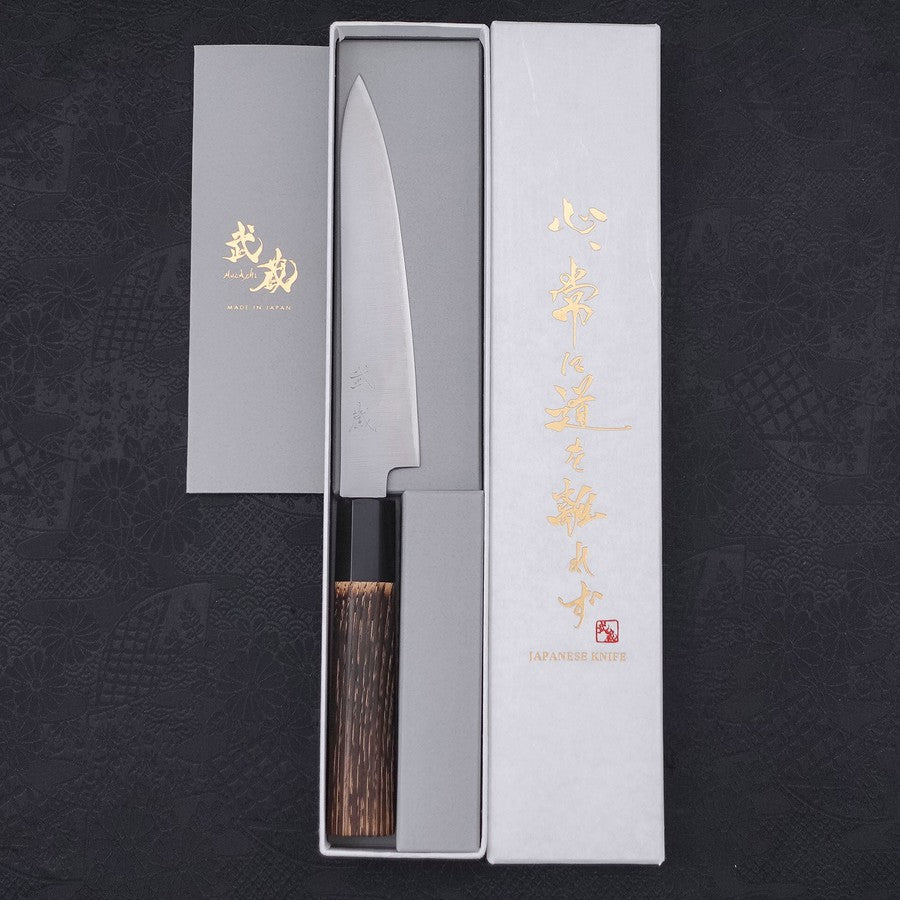 Premium Petty Knife ZDP-189 Super Steel - 150mm Razor-Sharp Blade with Polished Buffalo Chestnut Handle - Perfect for Sushi, Vegetables & Precision Kitchen Tasks