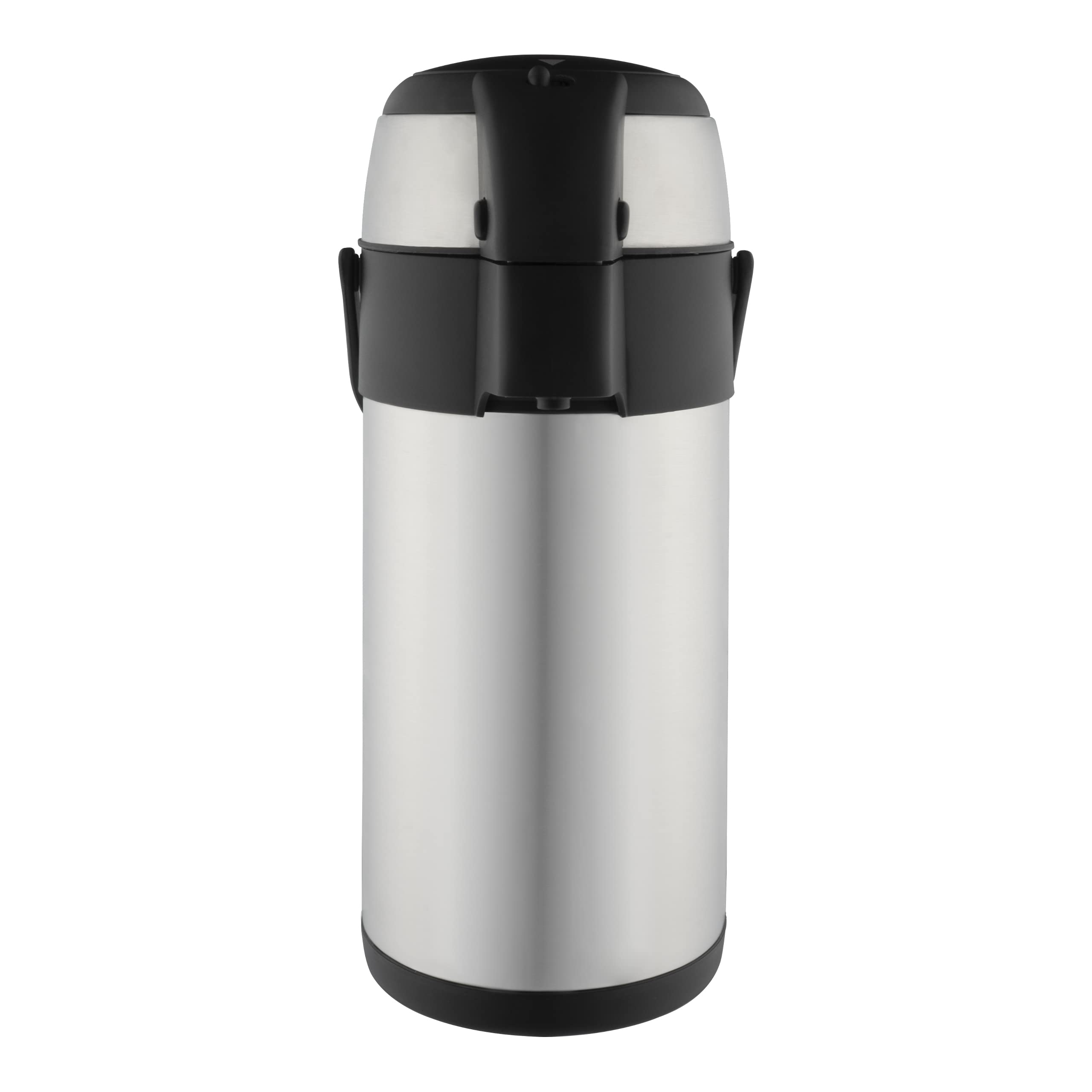 Premium Stainless Steel Airpot - 3L Hot & Cold Water Dispenser for Tea, Coffee, Office Meetings & Events - Durable Satin Finish - Ideal for Catering, Conferences & Home Use