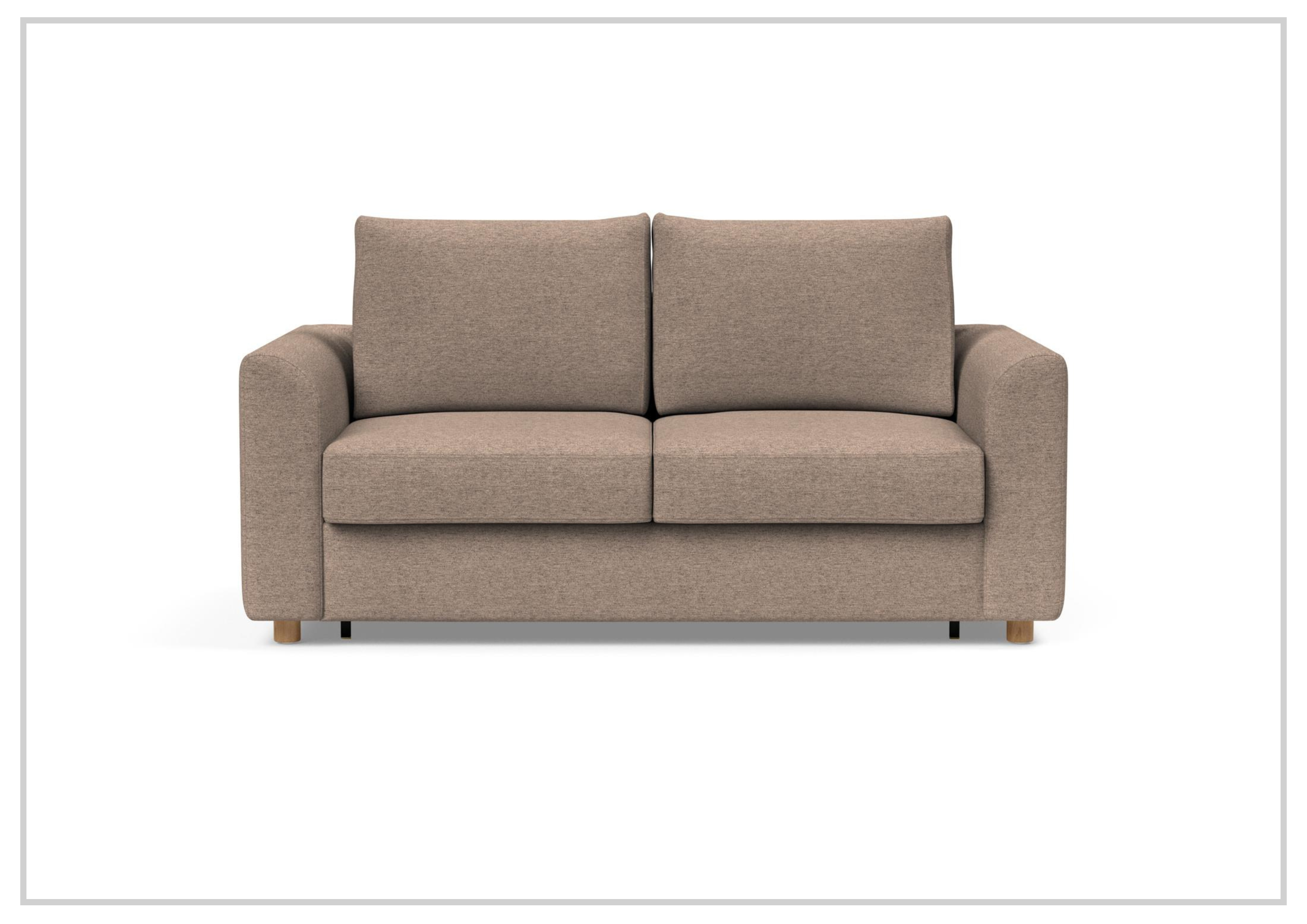 Innovation Living Neah Fabric 2-Seater Full-Size Sleeper Sofa Bed - Convertible Couch for Small Spaces, Guest Room & Apartment Living
