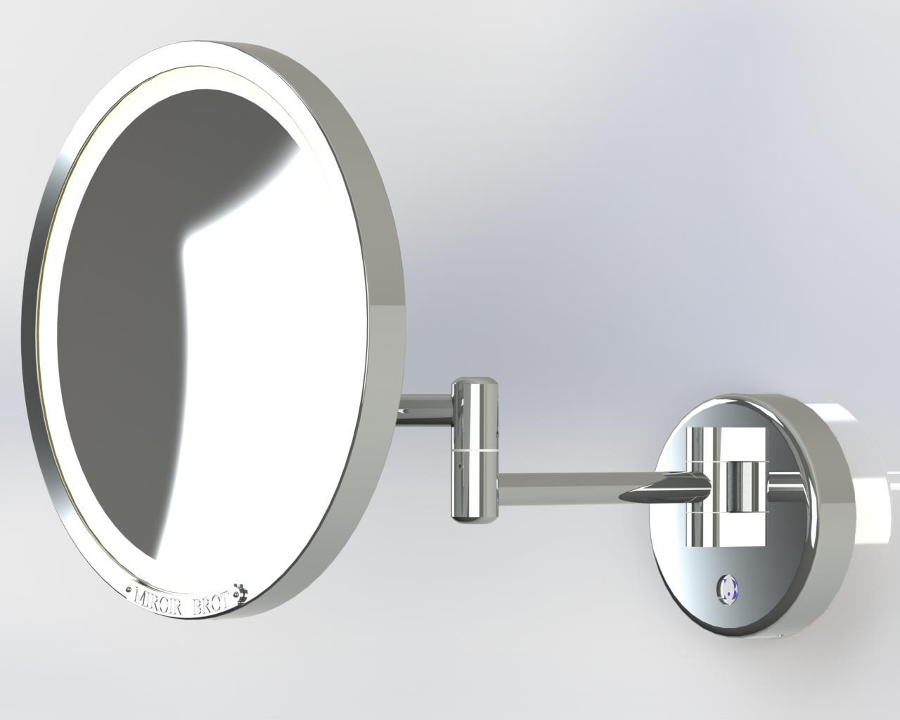 Timeless Brot Wall Mount 2-Arm Swing Mirror - 9.5