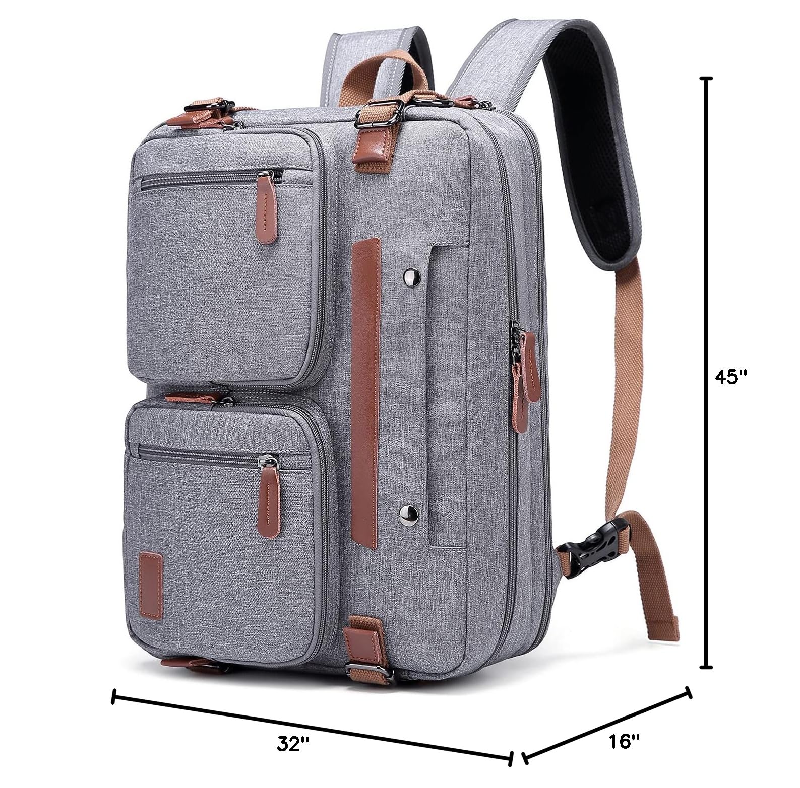 MOLNIA 3-in-1 Laptop Backpack for 17.3