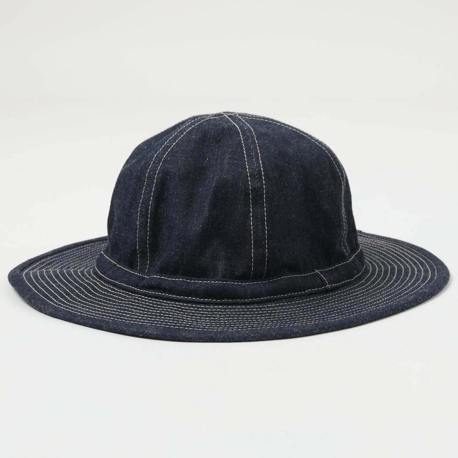 Buzz Rickson's Raw Denim Work Hat - Vintage Style Cotton Cap for Men & Women - Perfect for Outdoor Work, Hiking, and Casual Wear