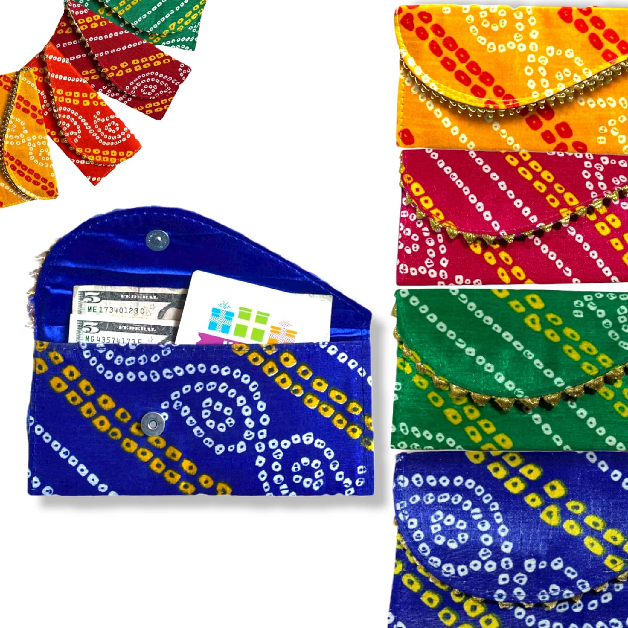 LoveNspire 5-Pack Magnetic Money Envelopes - Wedding, Diwali Gifts & Cash Gifting