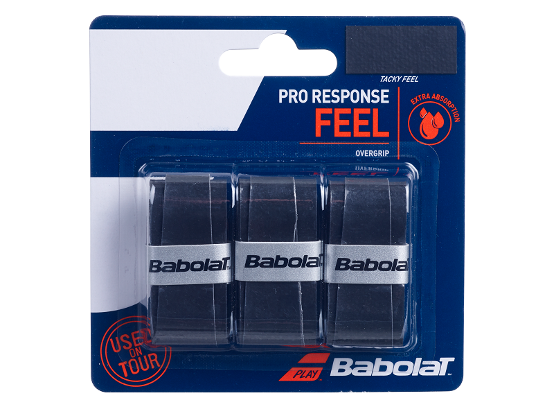 Babolat Pro Response Overgrip - Tennis Racket Grip Tape for Enhanced Sweat Absorption & Control - Perfect for Tennis, Badminton & Racquetball Players