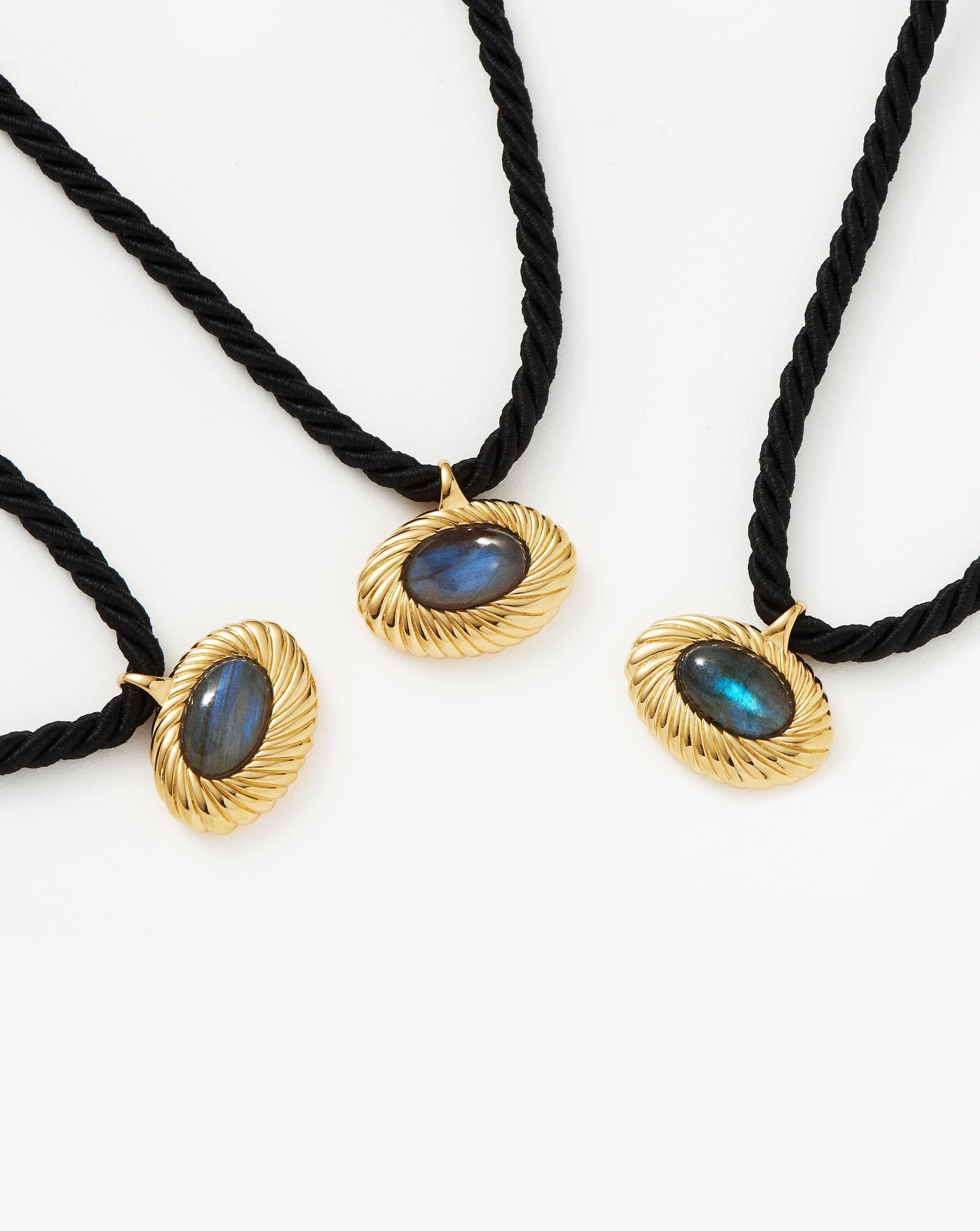 Wavy Ridge Caspia Gemstone Cord Necklace - Handmade Bohemian Beaded Jewelry for Women | Perfect for Casual Wear, Layering & Gift Giving