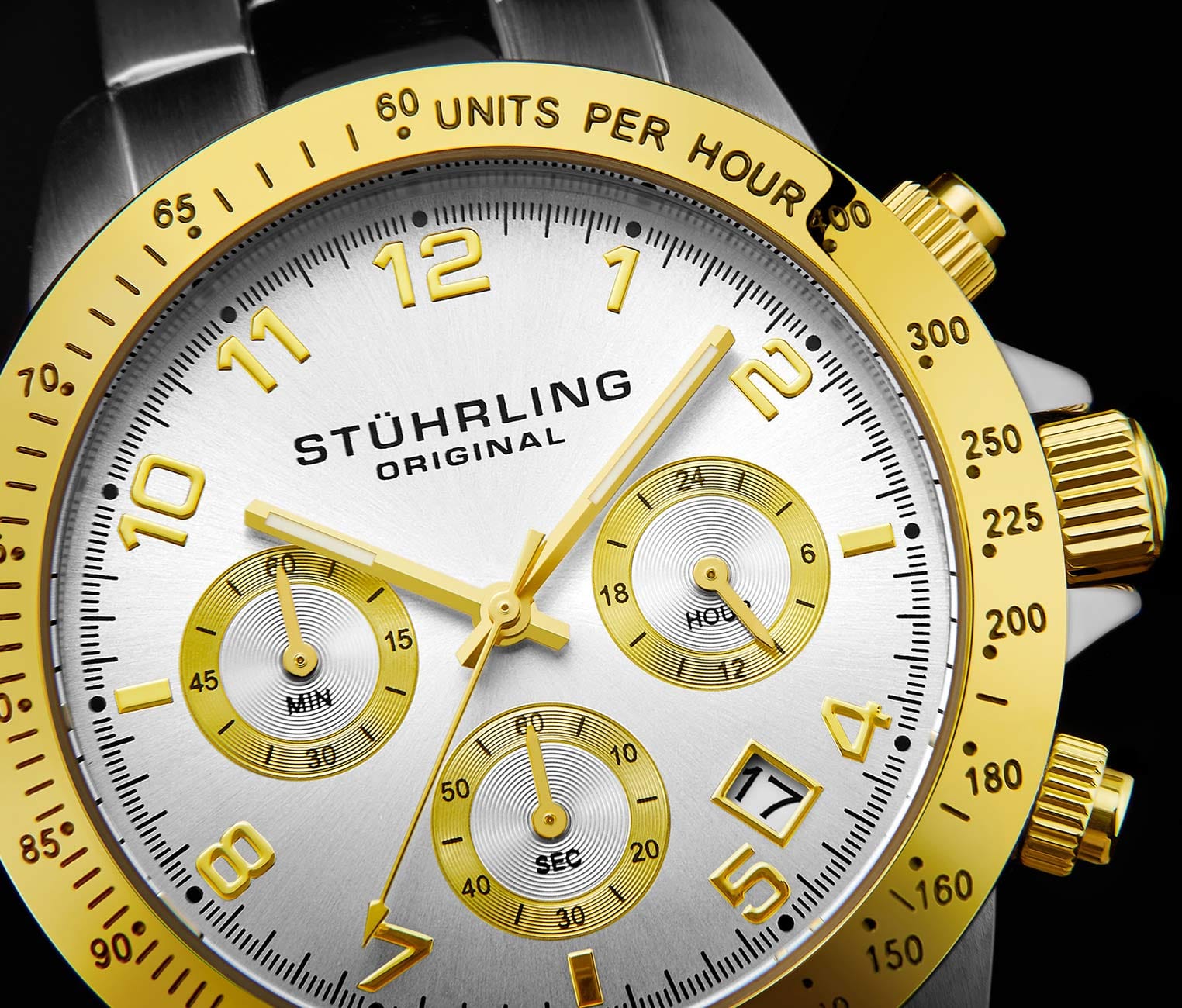 Concorso 665B 40mm Quartz Chronograph Watch for Men - Stylish Dress & Casual Timepiece for Business, Parties & Everyday Wear