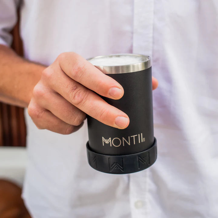 Montiico Insulated Bottle and Can Cooler - Double-Wall Stainless Steel, Keeps Drinks Cold for 24 Hours - Perfect for Camping, Hiking, Beach & Outdoor Activities