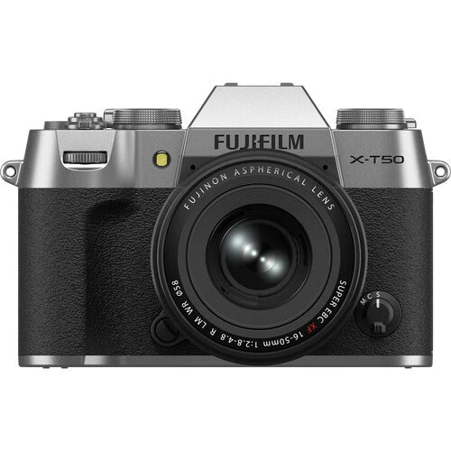 FUJIFILM X-T50 Mirrorless Digital Camera with 4K Video, WiFi & Bluetooth - Perfect for Travel Photography, Vlogging & Street Shooting
