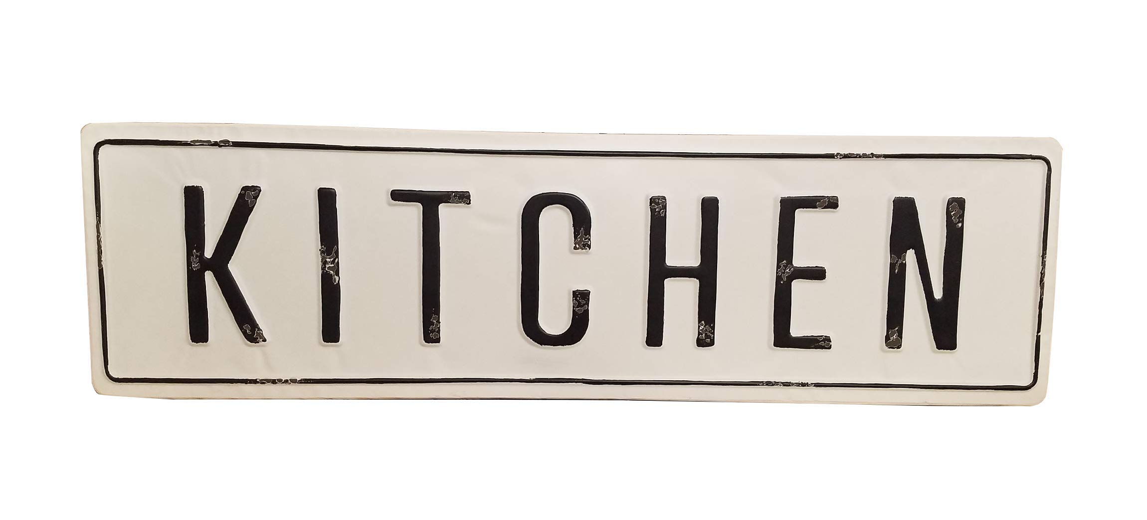 Vintage 26 Inch Metal Kitchen Wall Sign - Rustic Farmhouse Decor for Home, Cafe & Restaurant - Perfect for Kitchen, Dining Room & Bar Decor