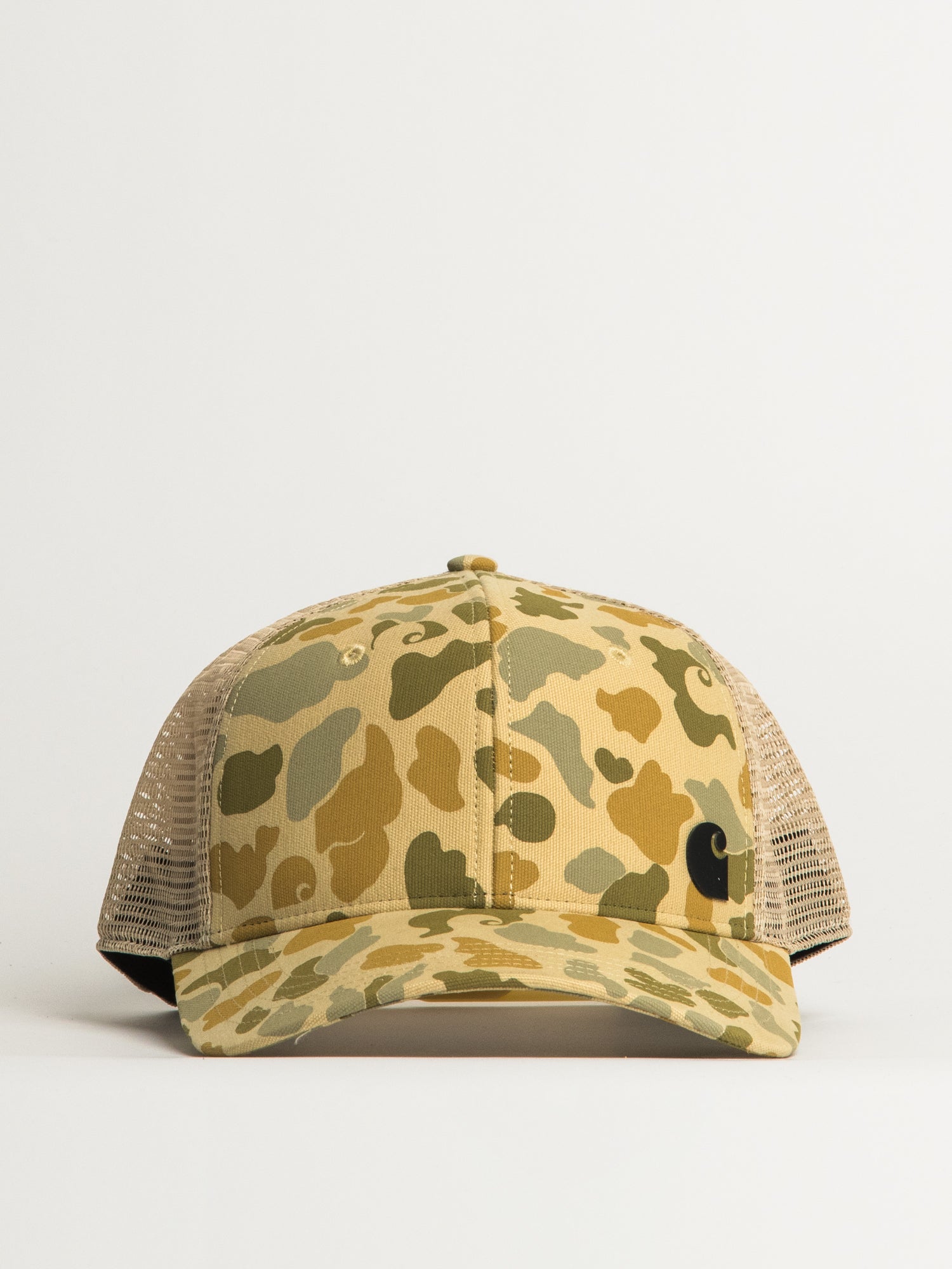 Carhartt Canvas Mesh Back Camo Cap - Durable Hunting & Outdoor Hat for Men - Perfect for Camping, Hiking & Workwear