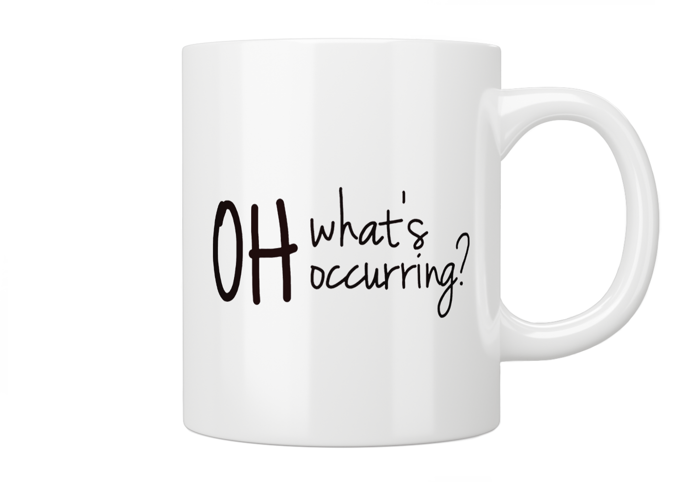 Gavin and Stacey 'Oh What's Occurring?' Coffee Mug - Funny British TV Show Quote - Perfect for Tea & Coffee Lovers, Office Use, and Gift Giving