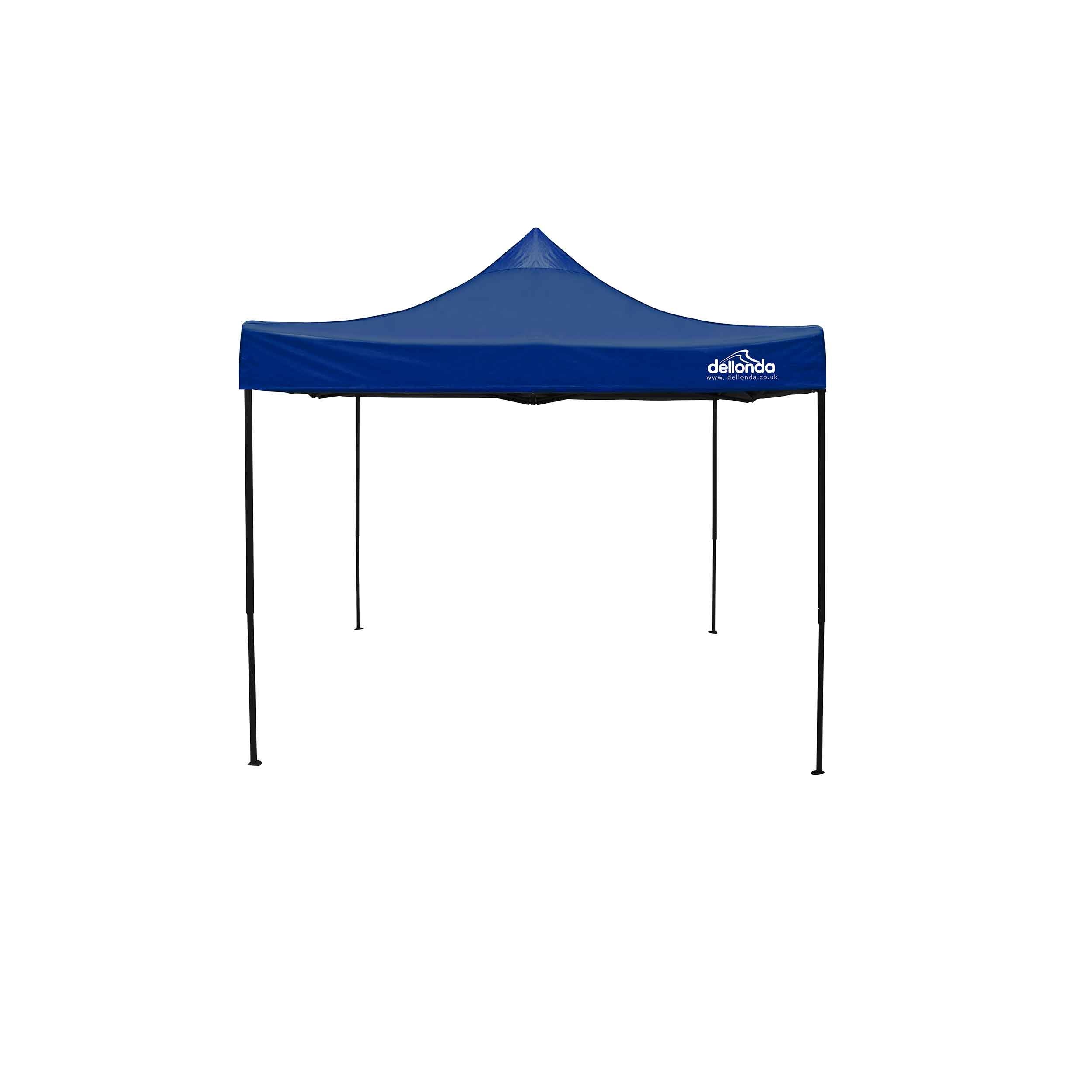 Premium 3x3m Pop Up Gazebo Tent with Waterproof Canopy - Includes Carry Bag, Stakes & Weight Bags - Portable Outdoor Shelter for Camping, Beach, Picnics & Backyard Parties (Blue, DG131)