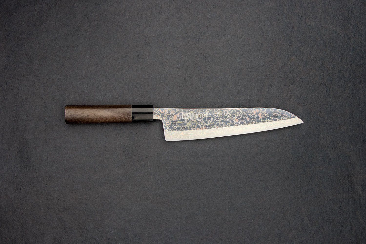 Premium Tsukasa Hinoura VS2 Color Damascus Gyuto 210mm Japanese Chef Knife - Perfect for Sushi, Meat Slicing & Professional Kitchen Use