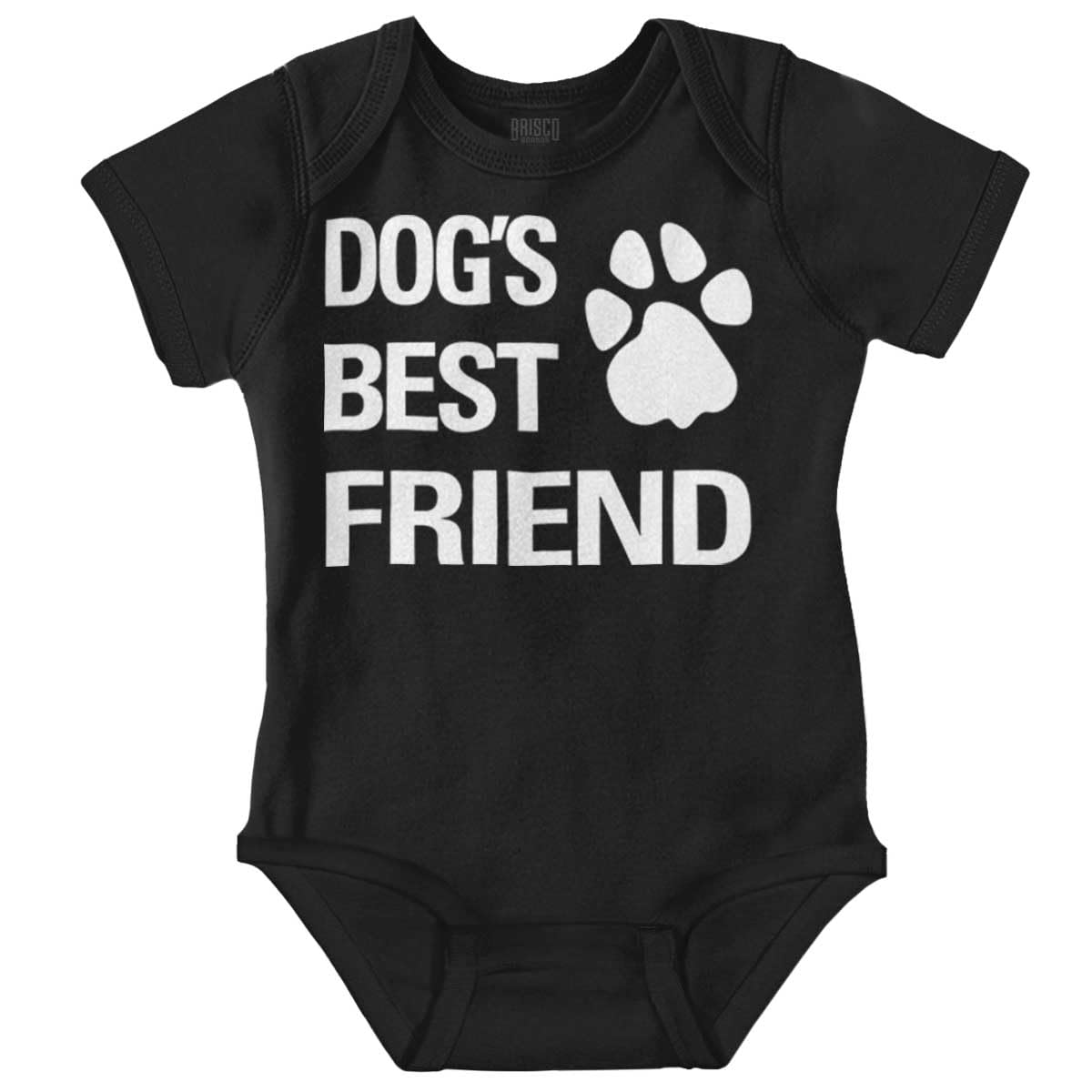 Brisco Brands Dogs Mans Best Friend Cute Baby Romper for Boys & Girls - Perfect for Playtime, Photo Shoots, and Family Outings