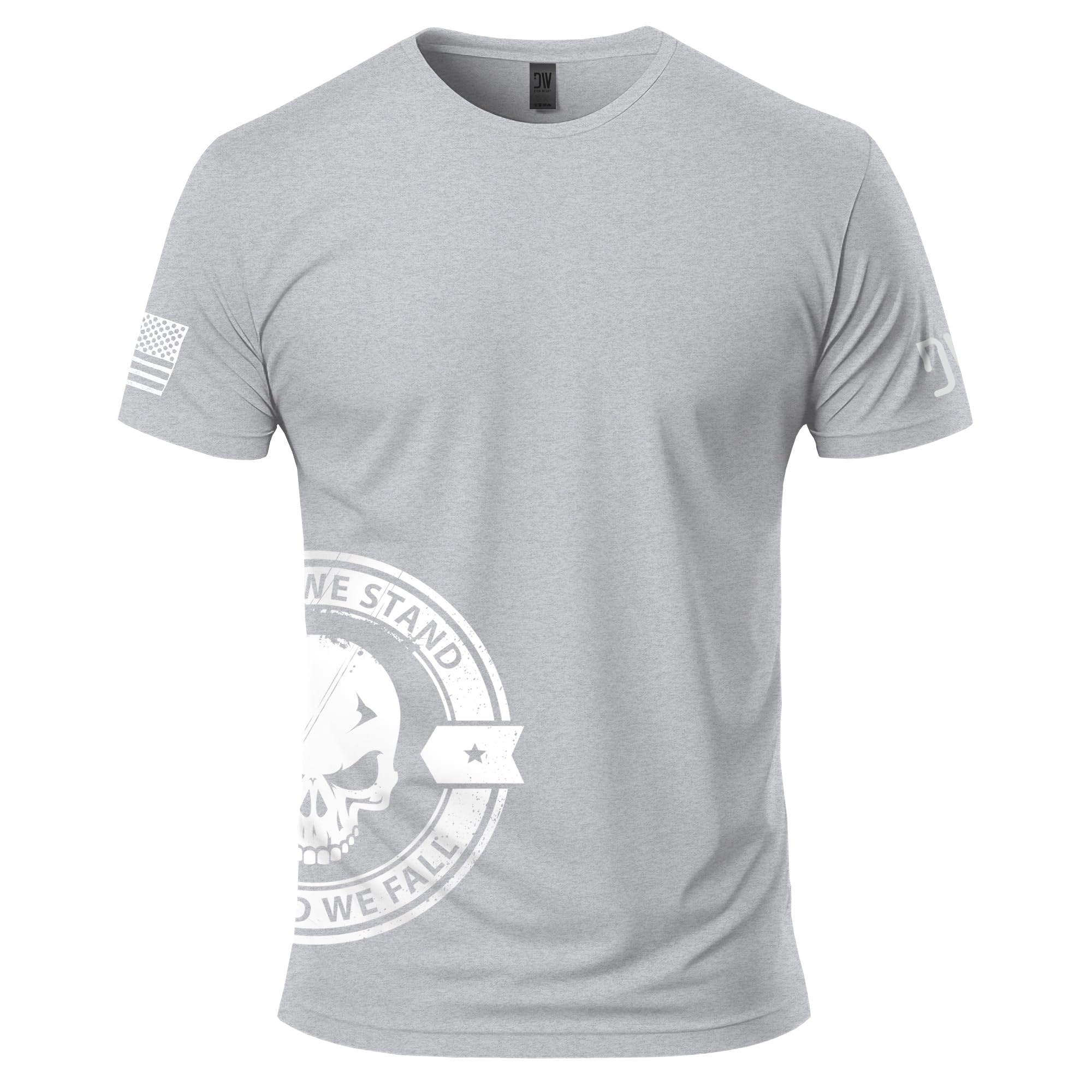 United We Stand Graphic T-Shirts for Men - Patriotic Cotton Tees - Perfect for Casual Wear, Fourth of July & Political Events