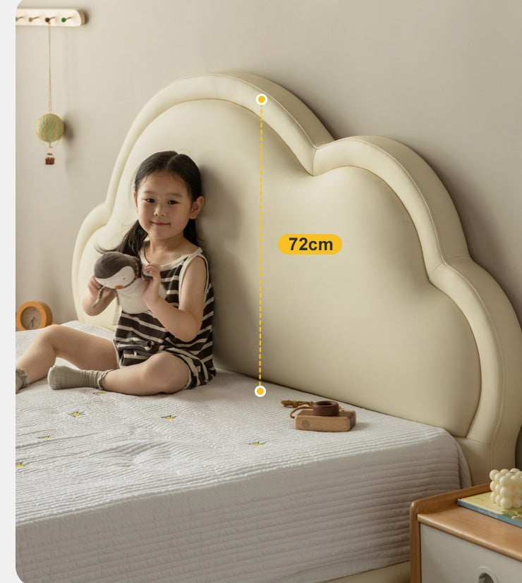 Organic Leather Kids Bed – Premium Handmade Toddler Bed for Safe & Comfortable Sleep – Perfect for Nursery, Bedroom & Daycare